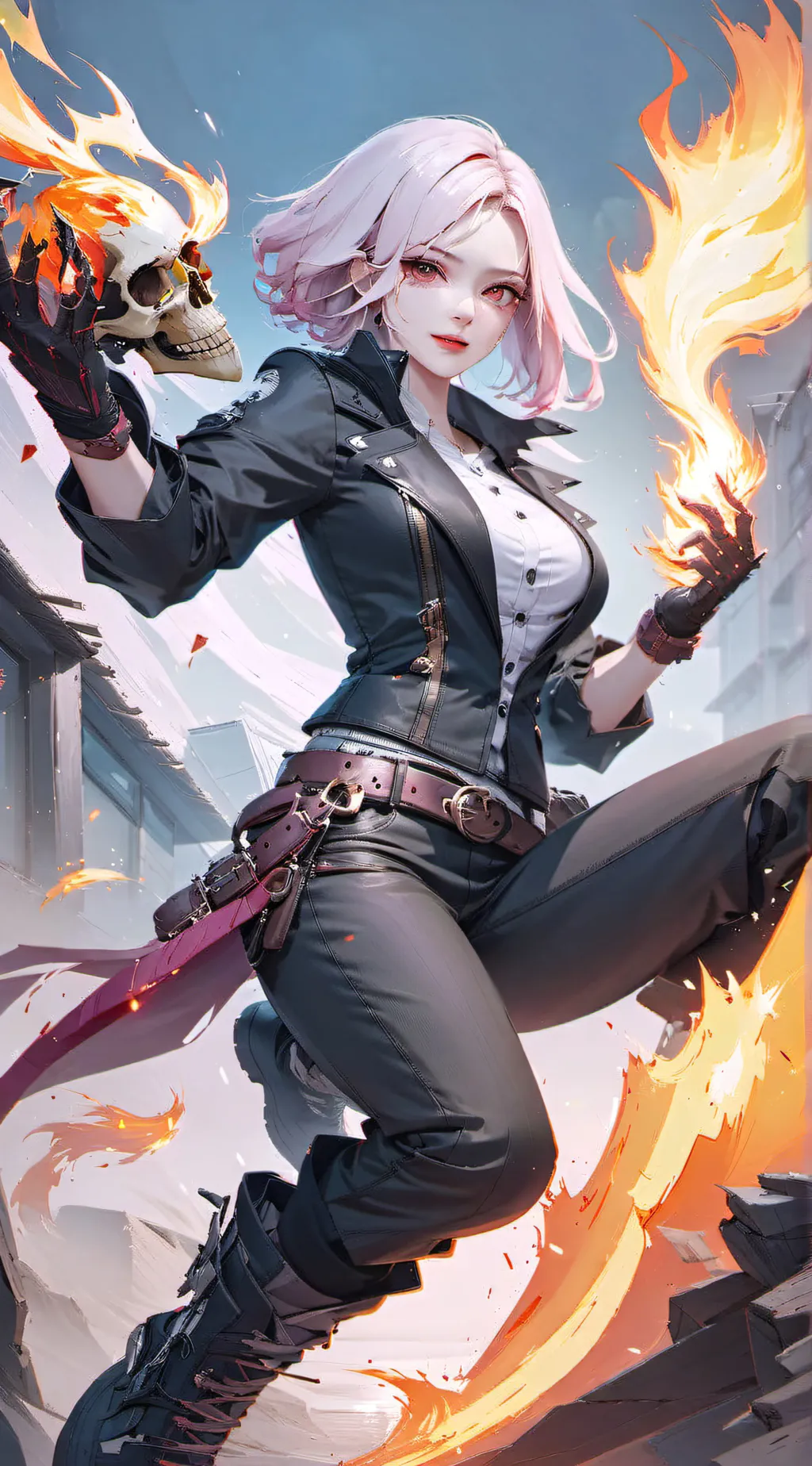 ai character: Sarah background