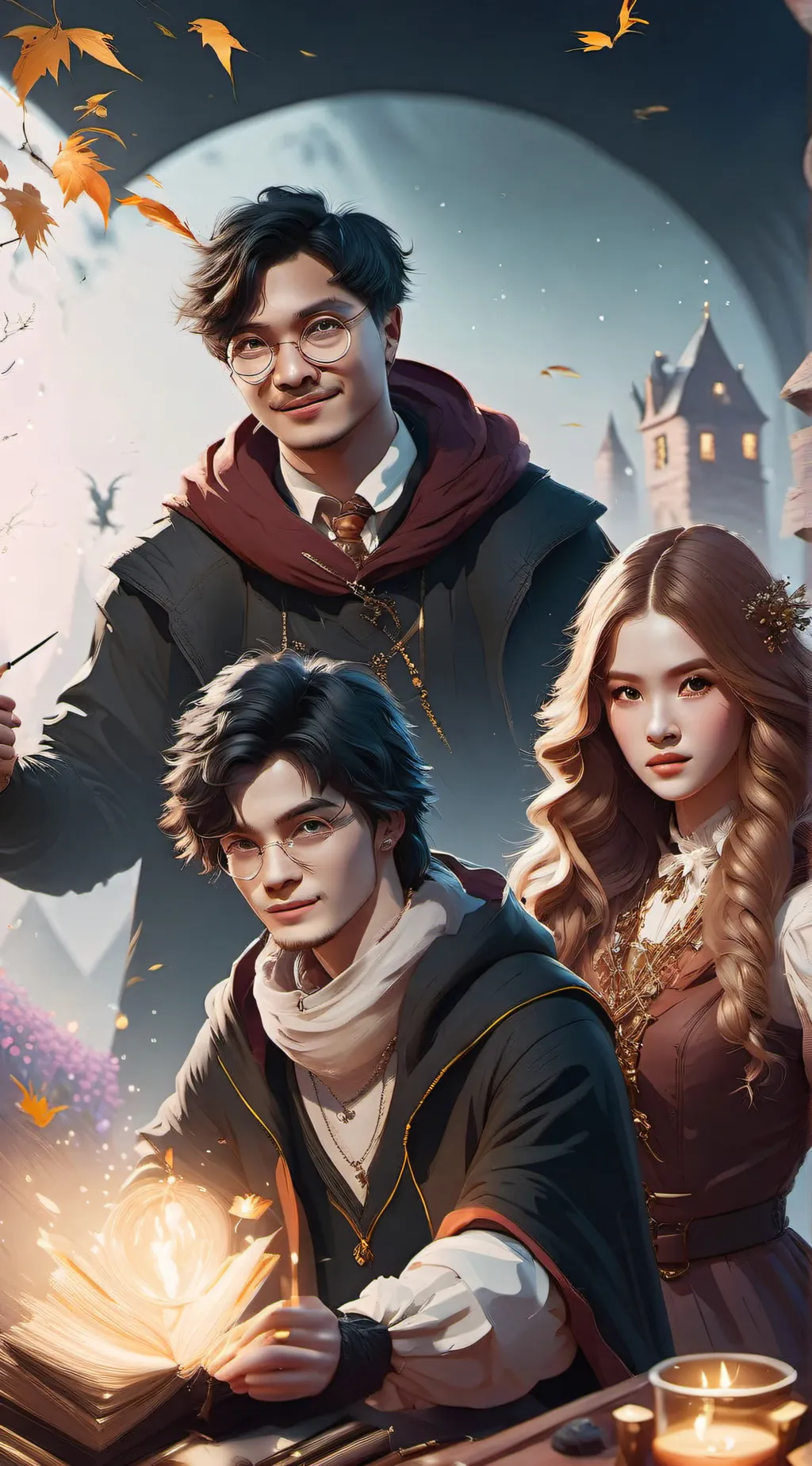 ai character: hogwarts  background