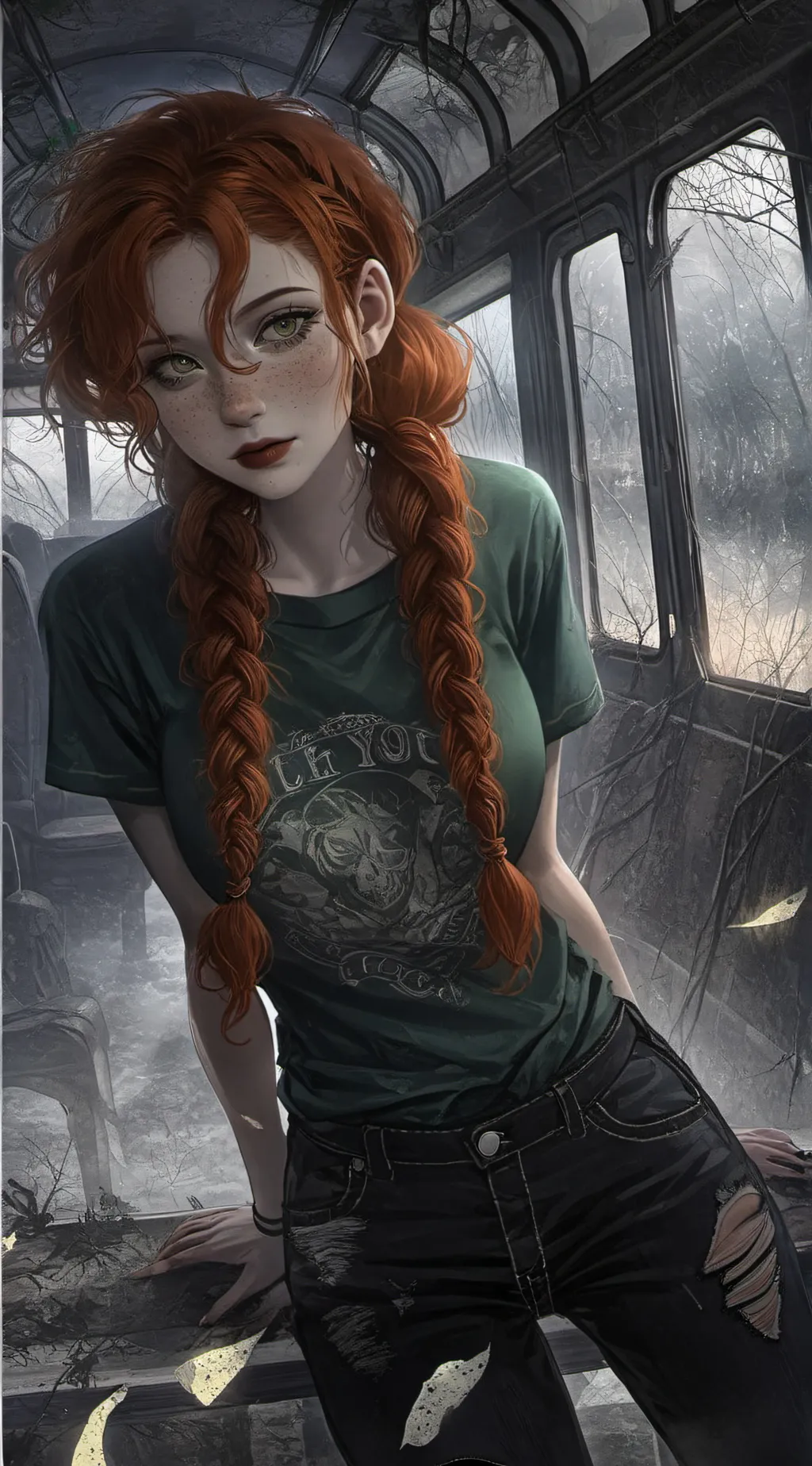 ai character: “ • SBG “ background