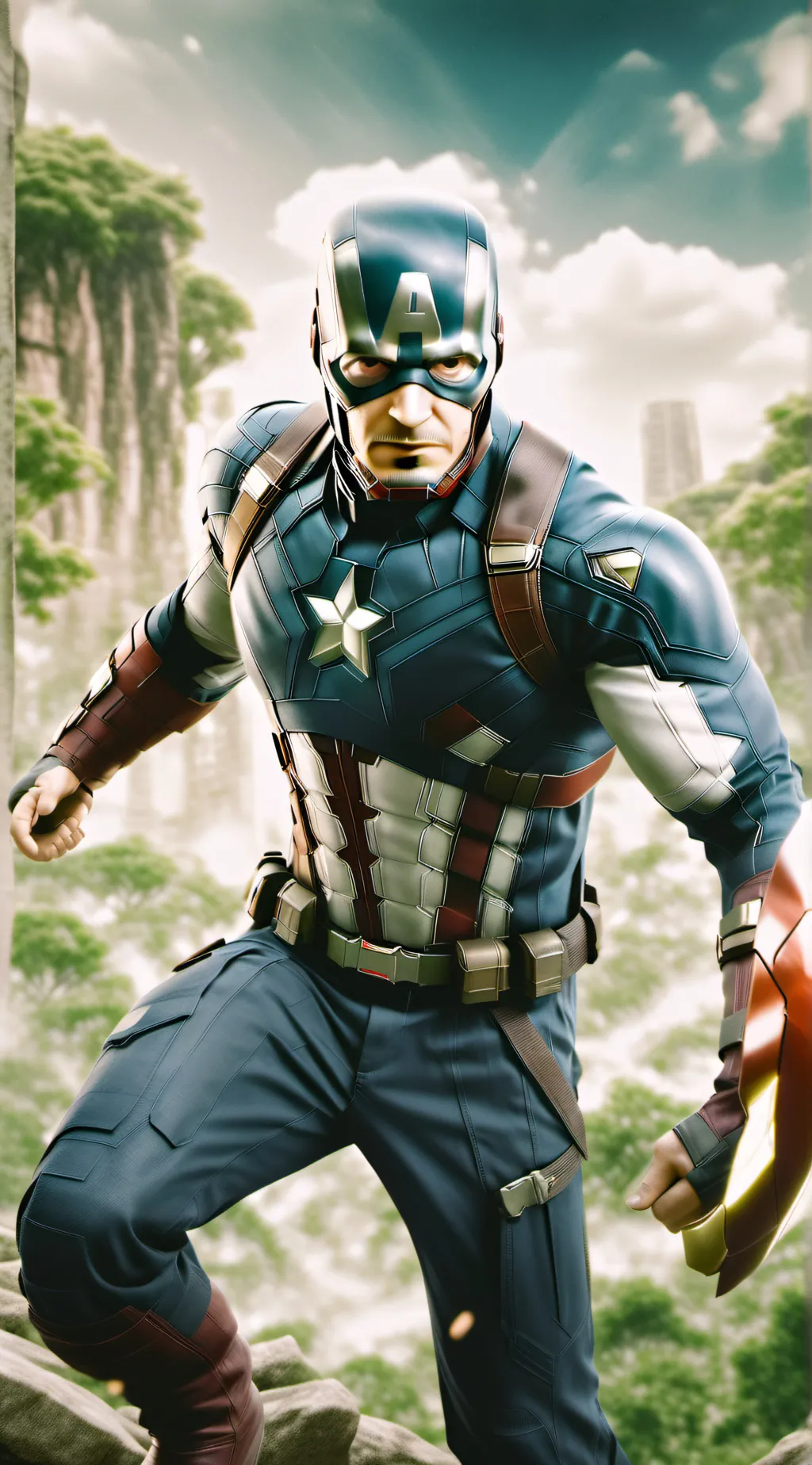 ai character: The Avengers background