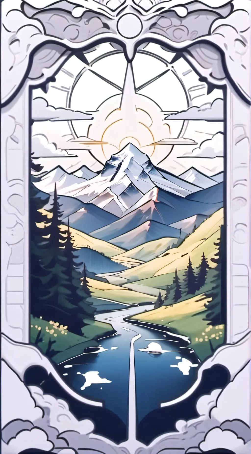 ai character: Slender trio background