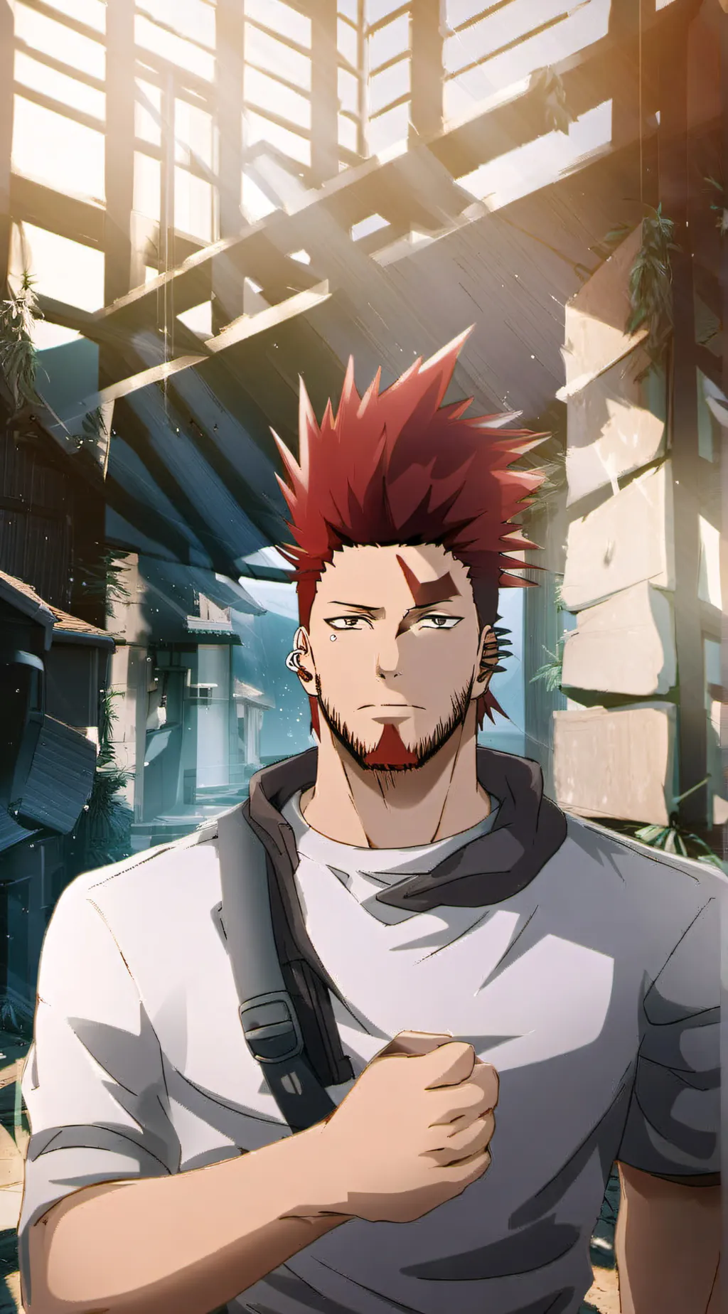 ai character: Endeavor Todoroki background