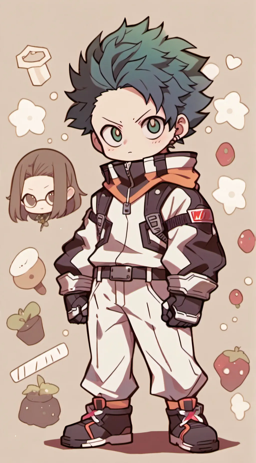 ai character: mha background