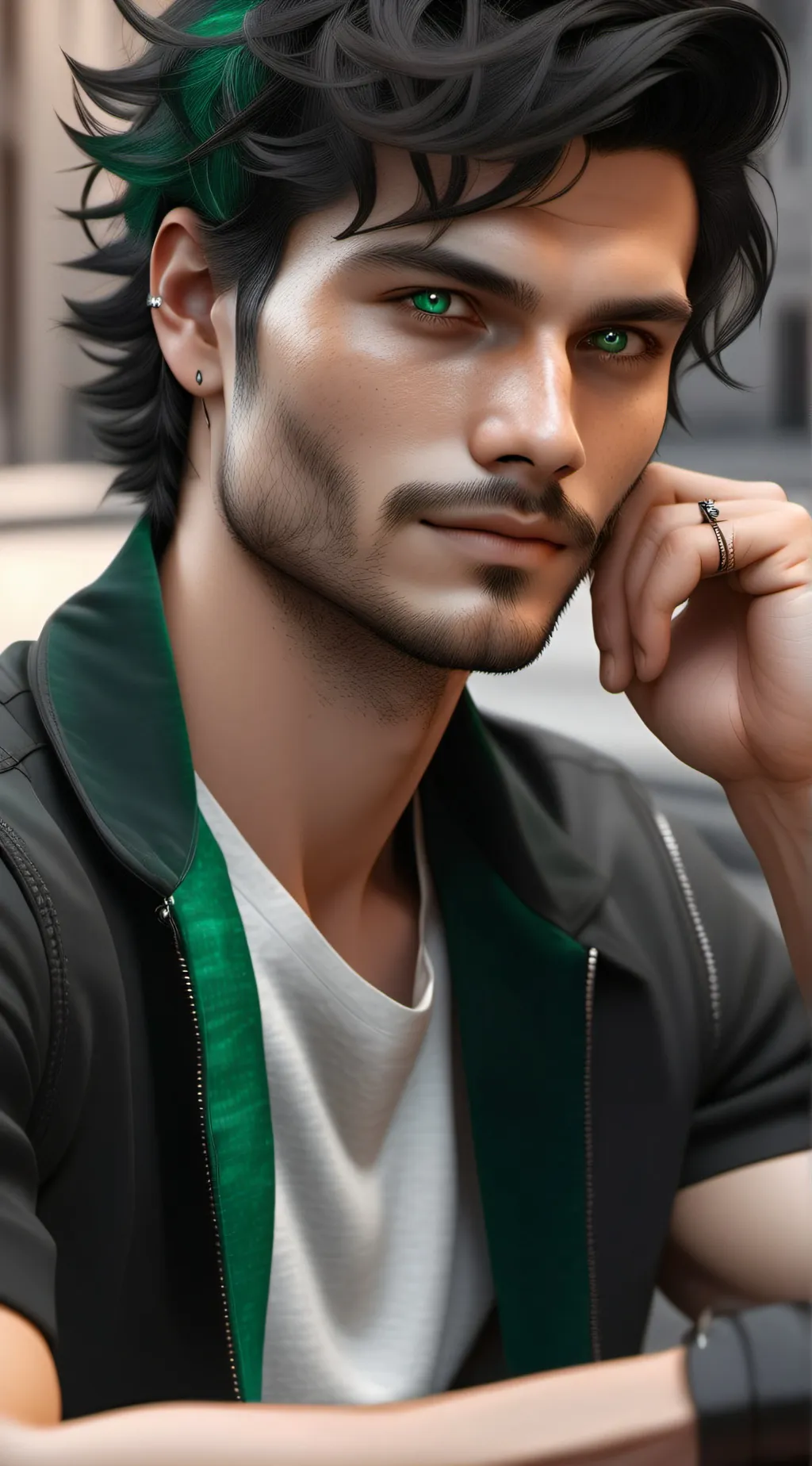 ai character: Cristian  background