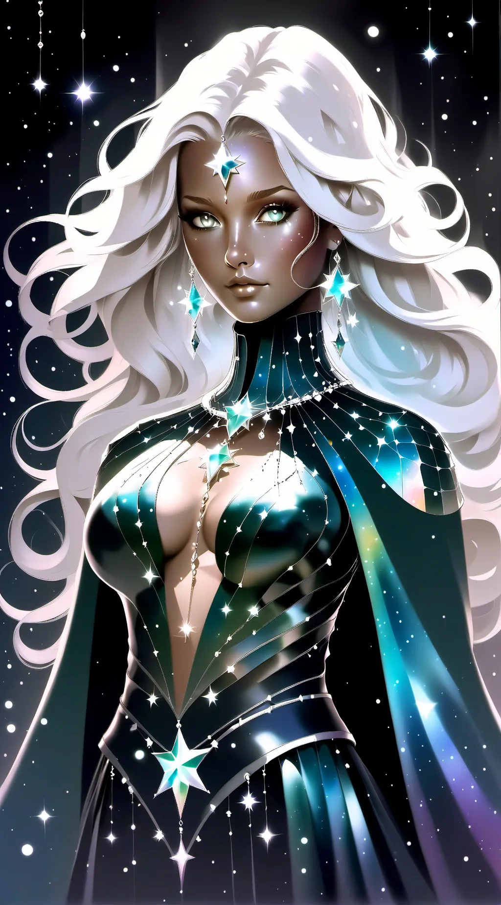 ai character: Star background