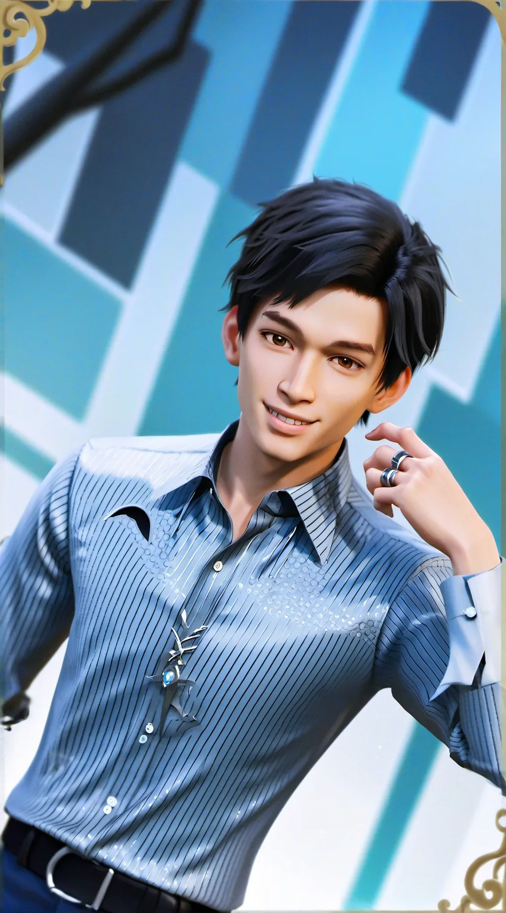 ai character: Josh dela Cruz  background