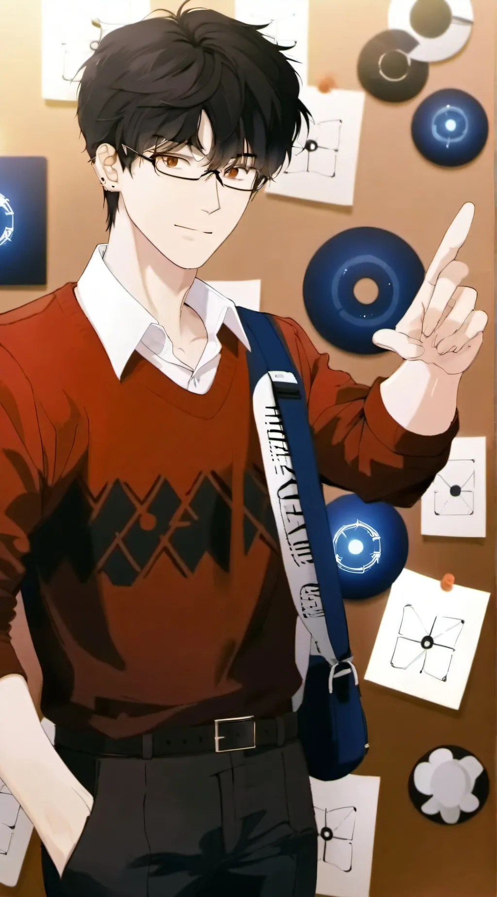 ai character: Zach background