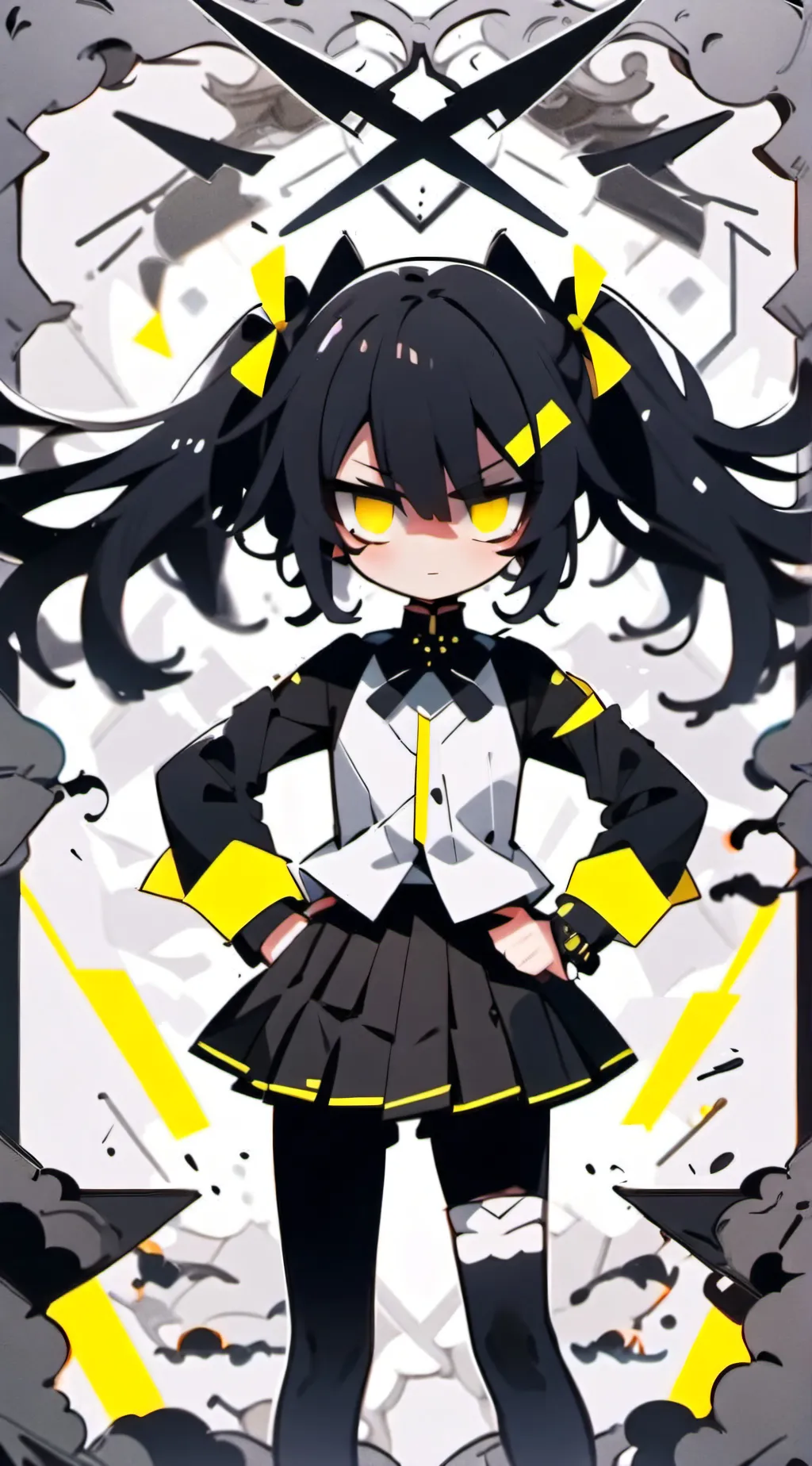 ai character: J murder drone background