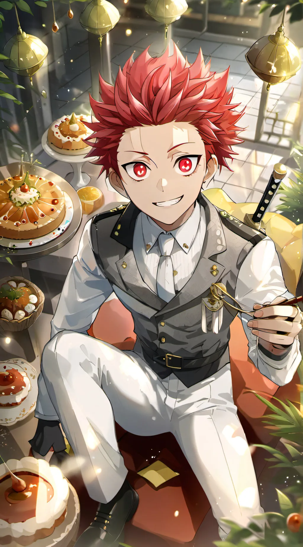 ai character: Kirishima background