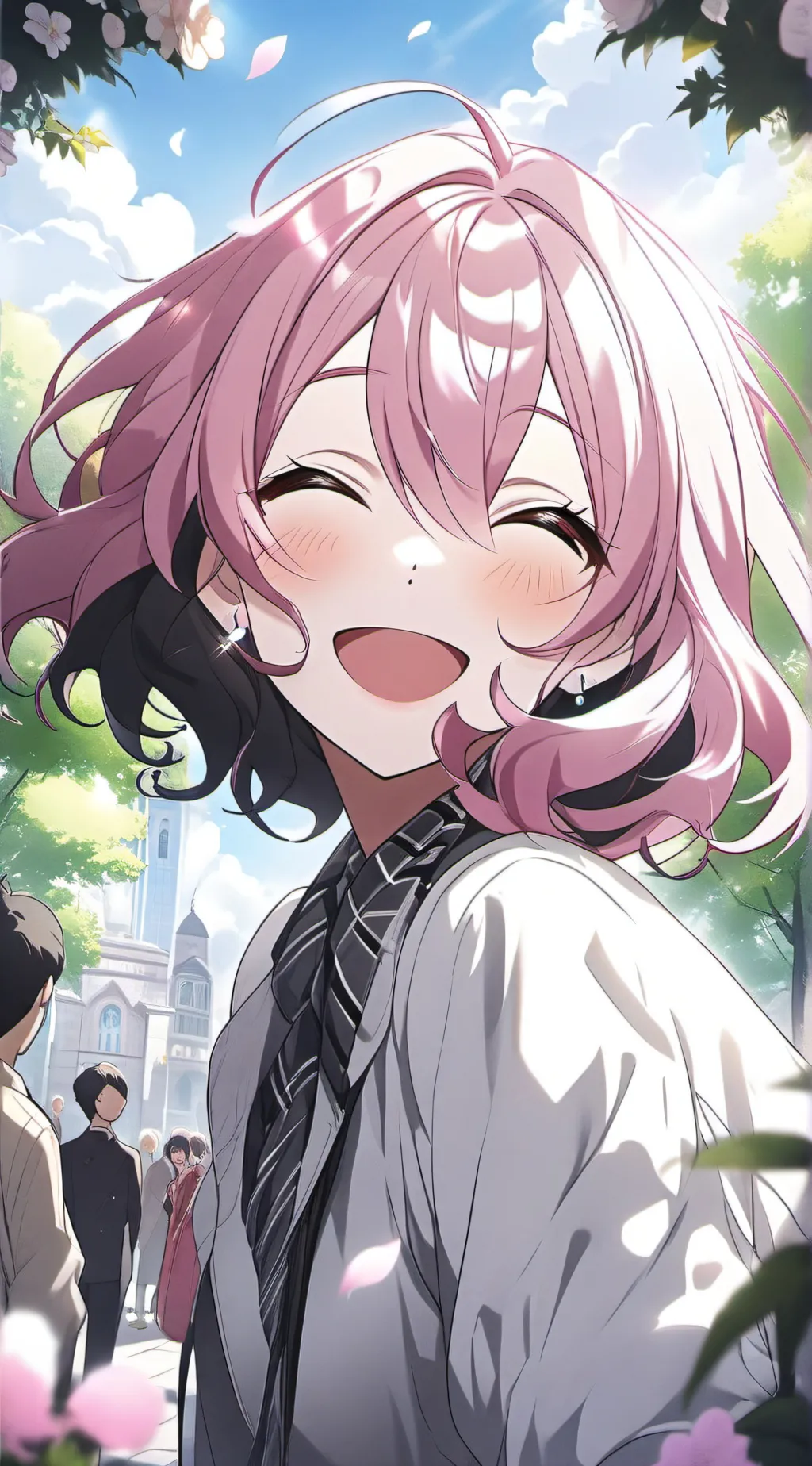 ai character: cherry  background