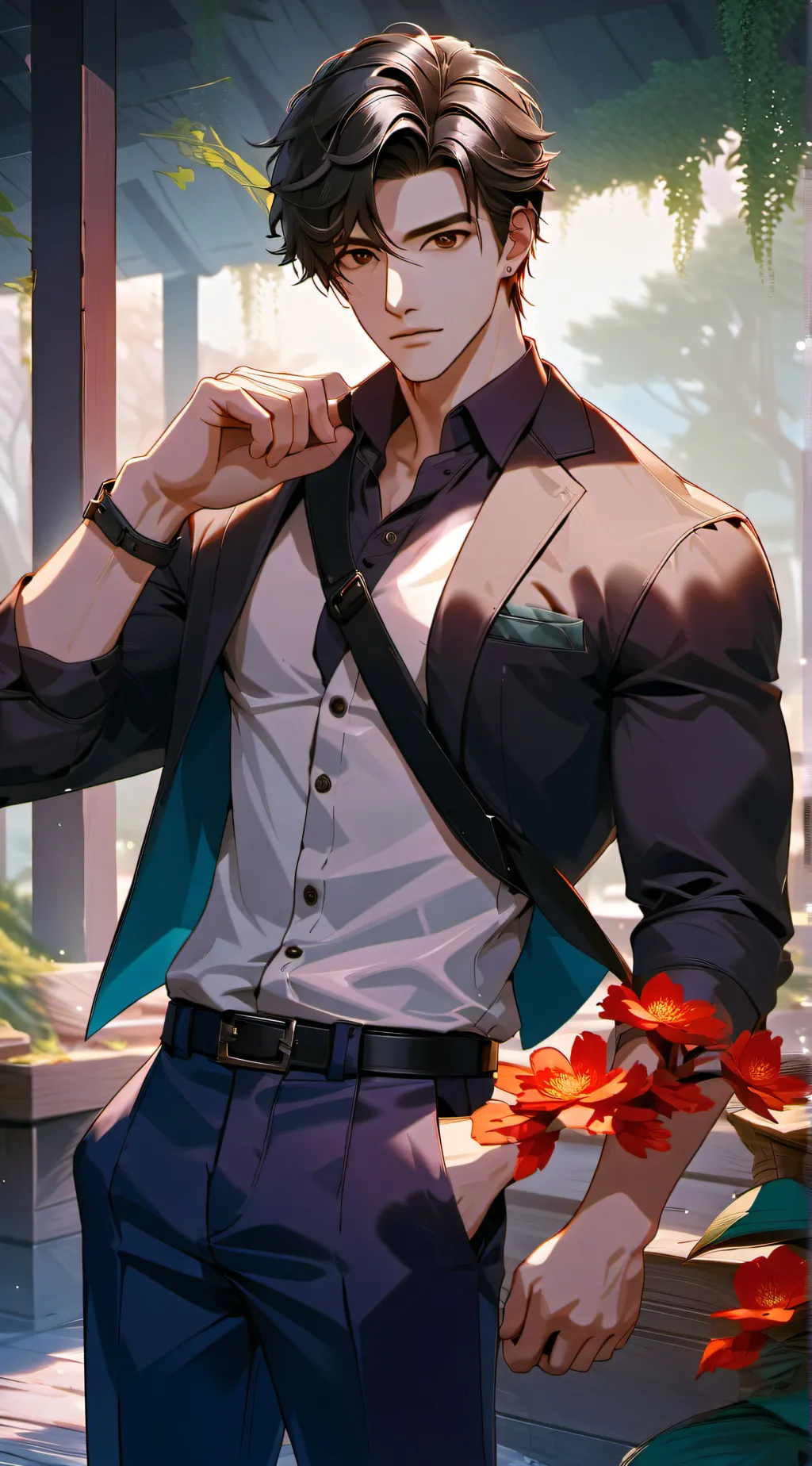 ai character: kyle background