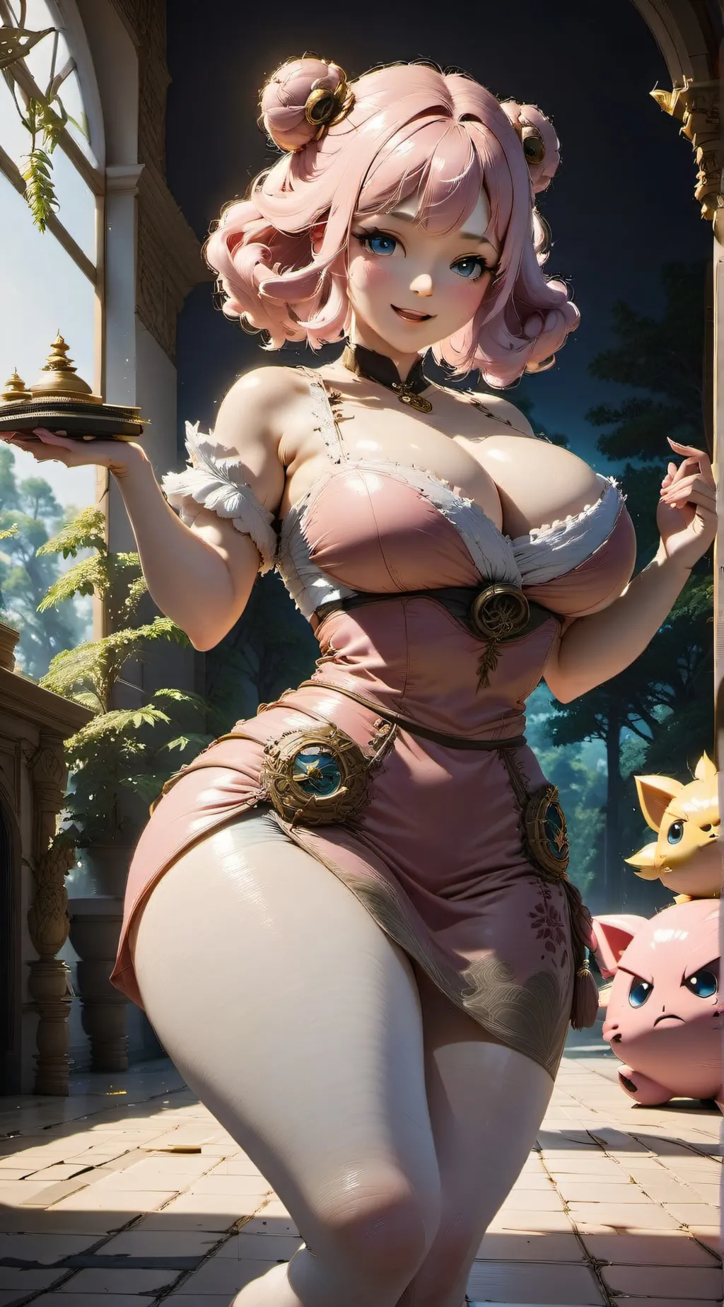 ai character: Harmony (Jiggly) background