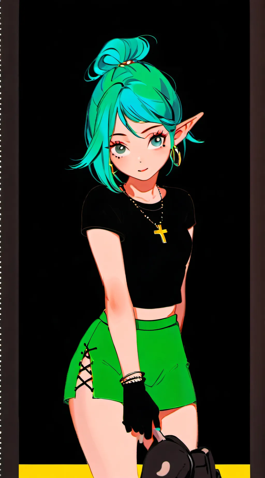 ai character: Evie  background