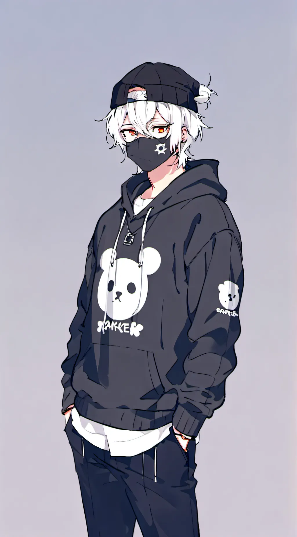 ai character: Ash background