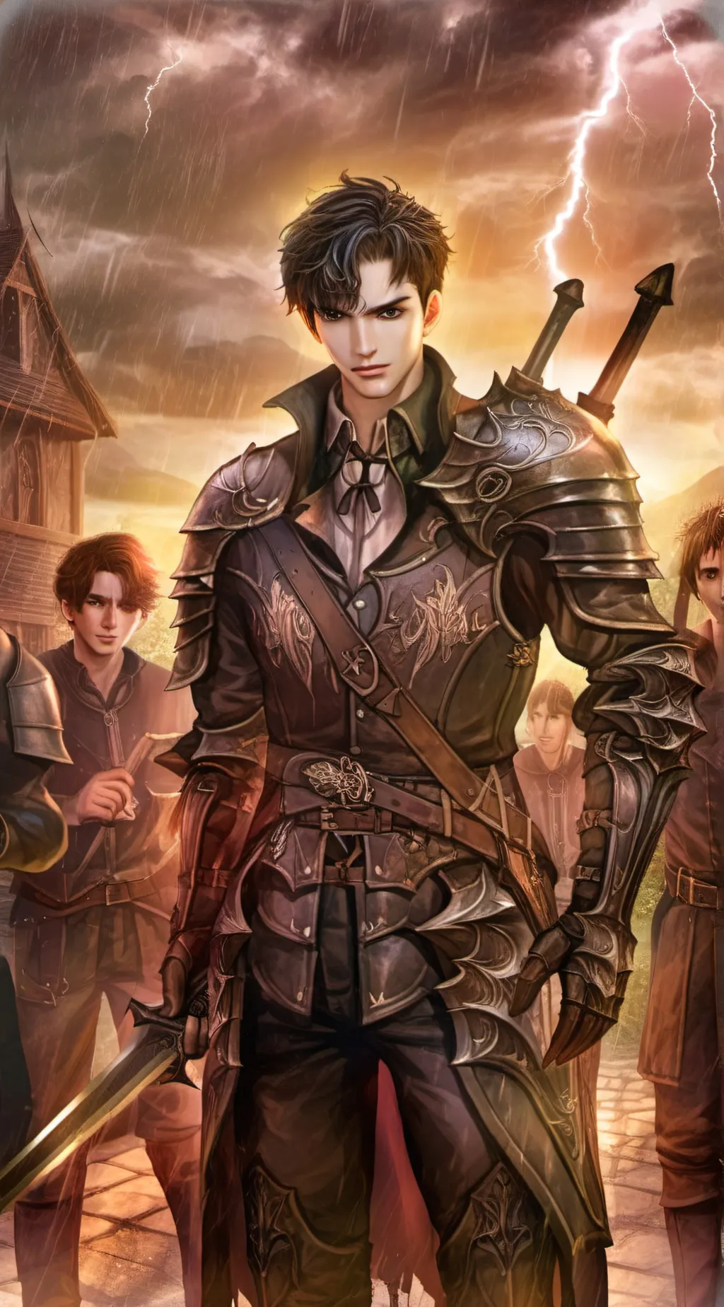 ai character: Fenrail Samain background