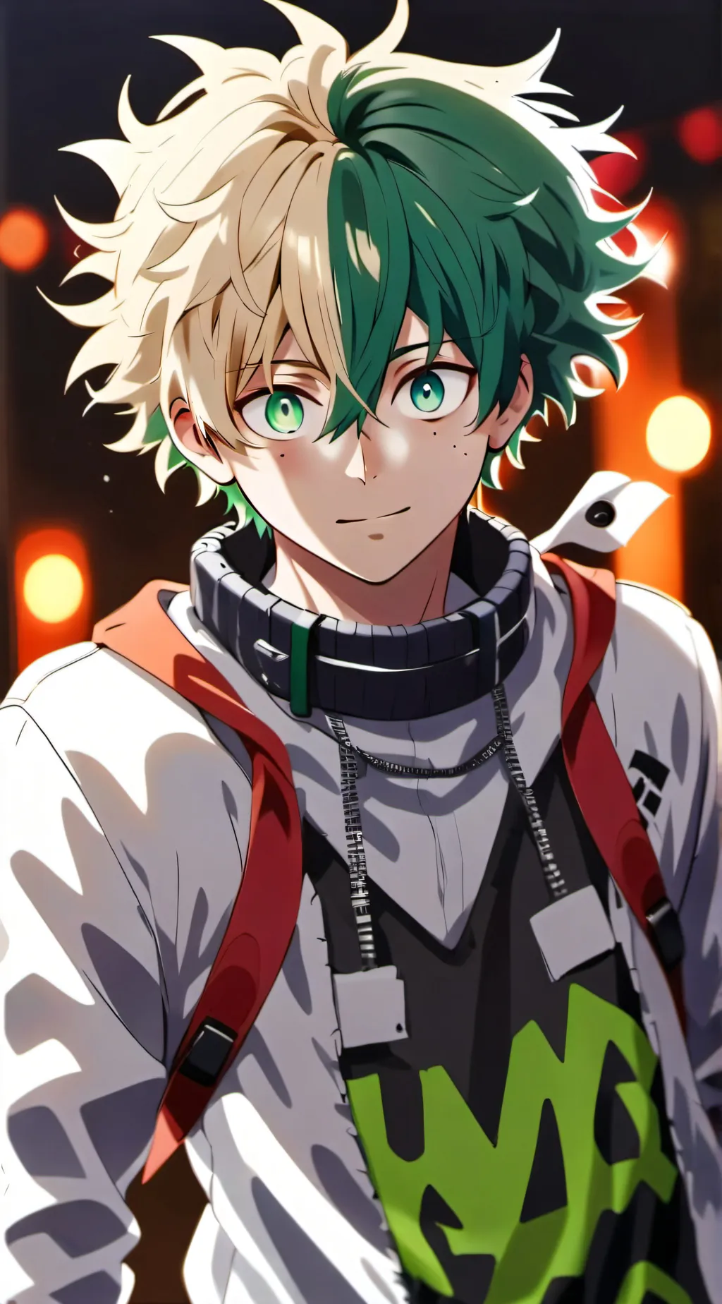 ai character: deku bakugo background