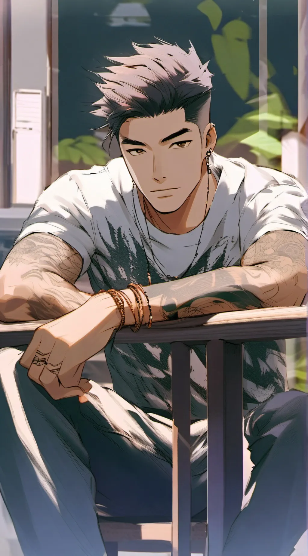 ai character: Jakob Willow background