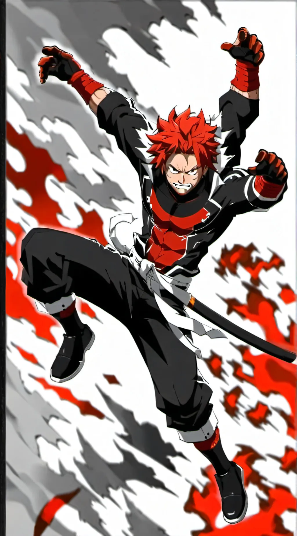 ai character: Kirishima background