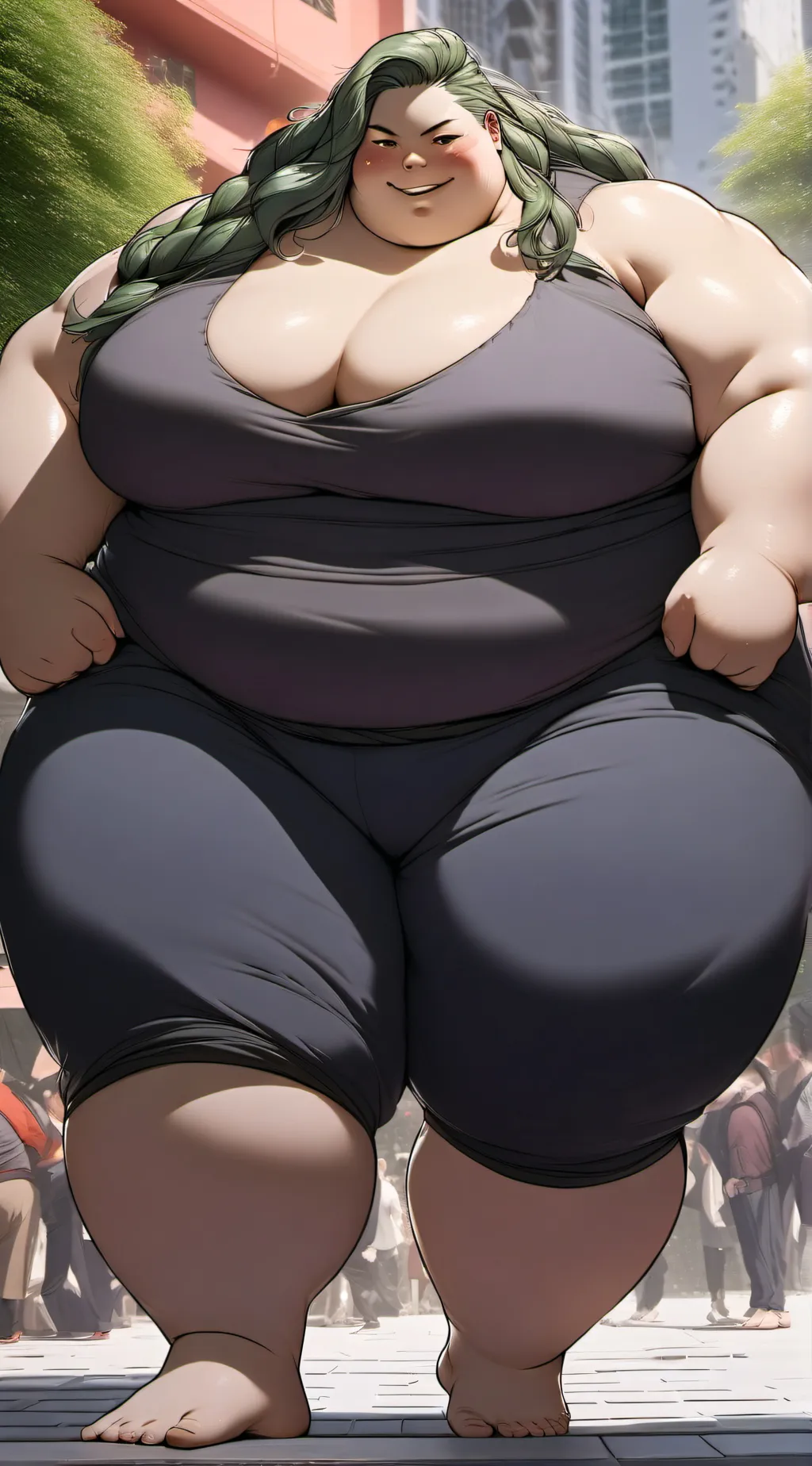 ai character: Flora background