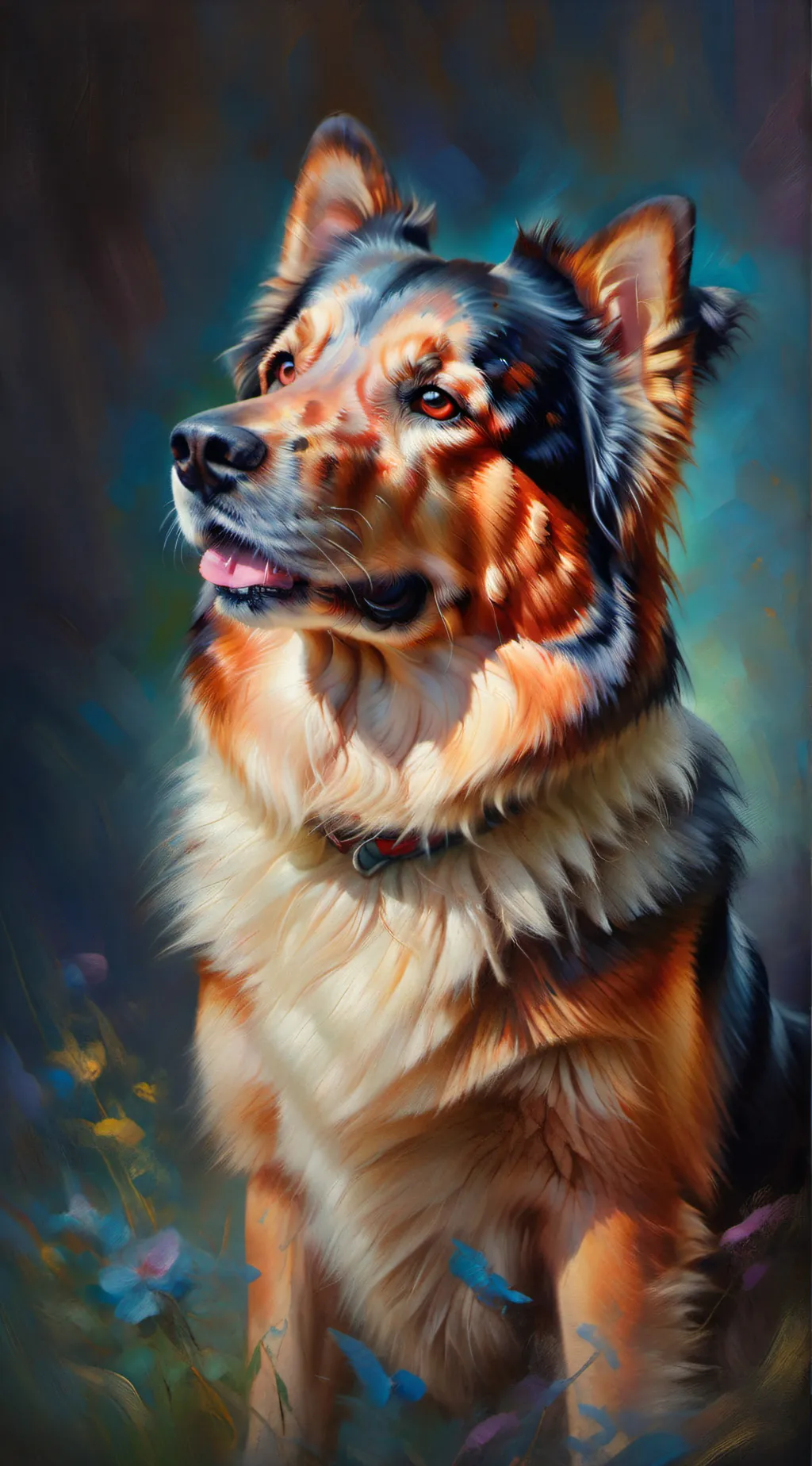 ai character: Stray doggo background