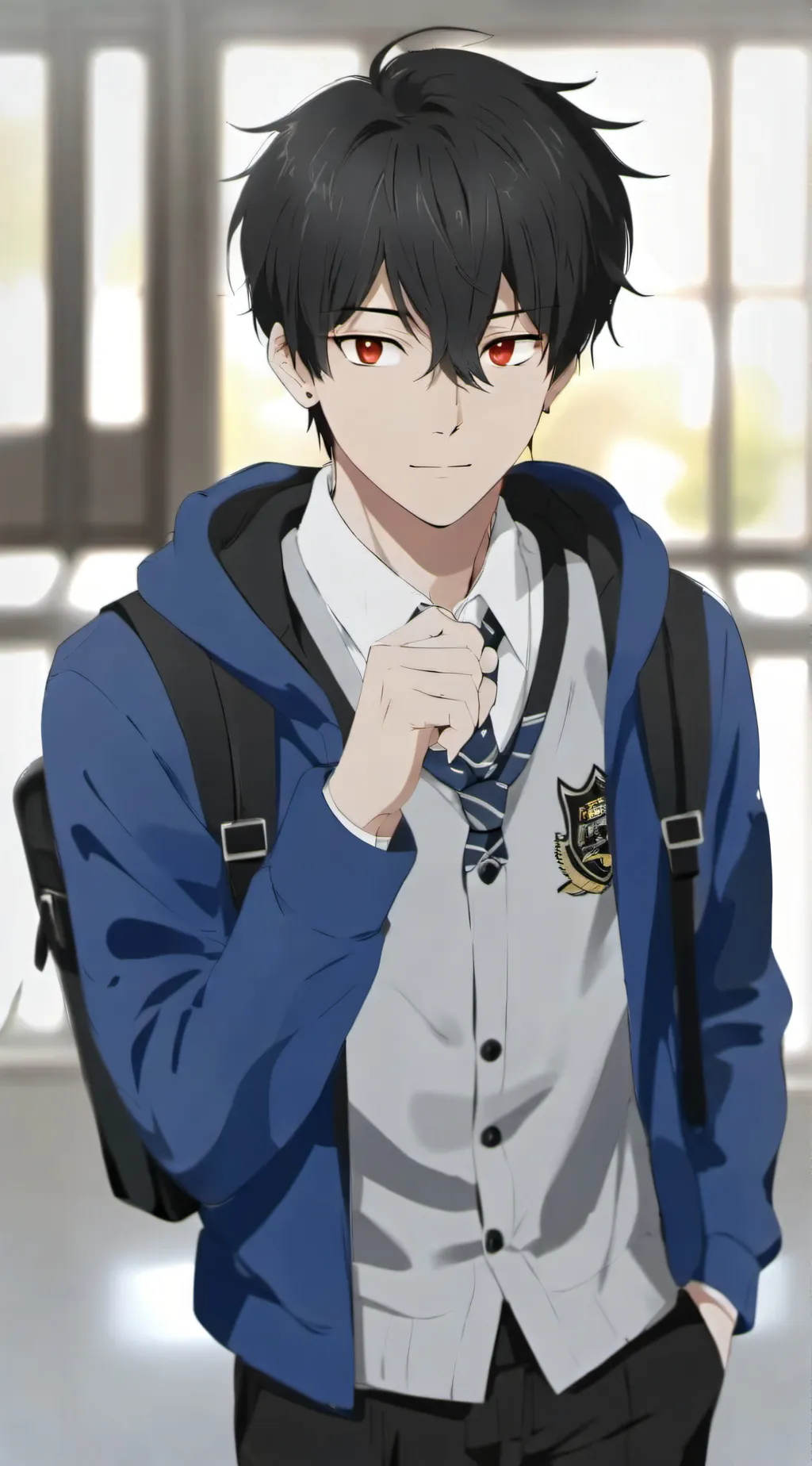 ai character: Yuchiro  background