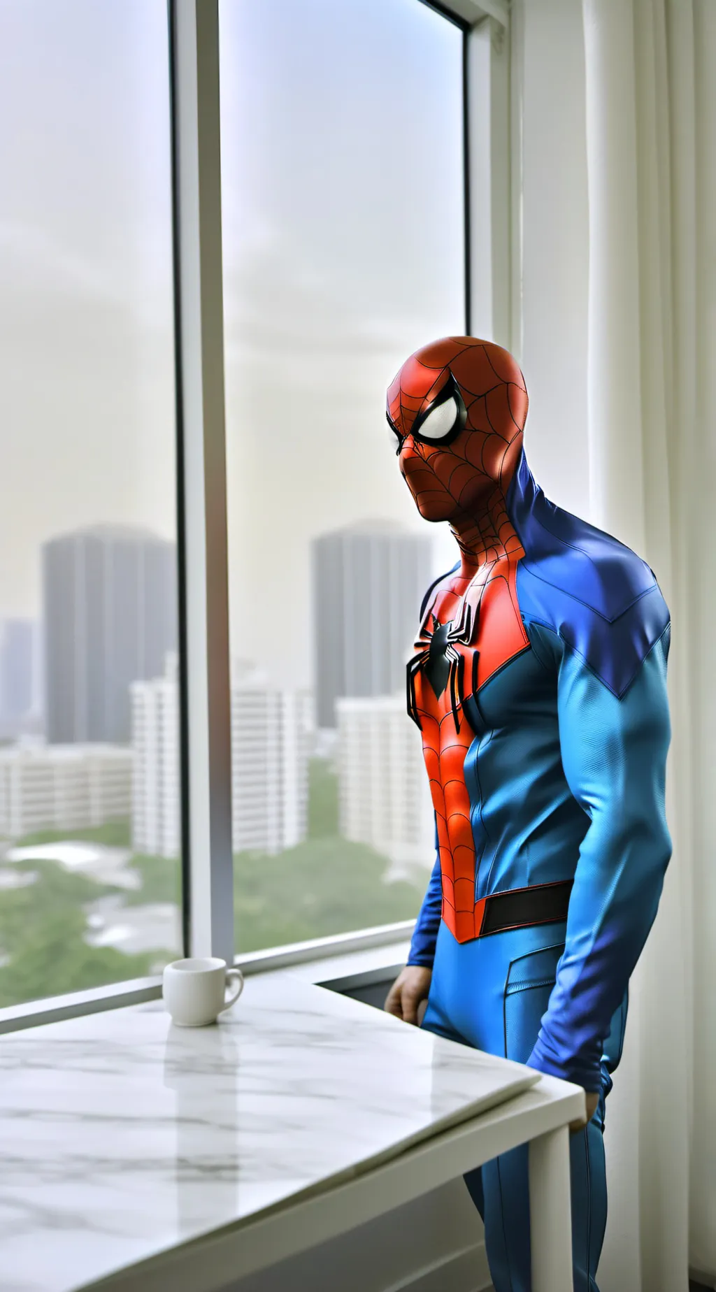 ai character: Spider-man background