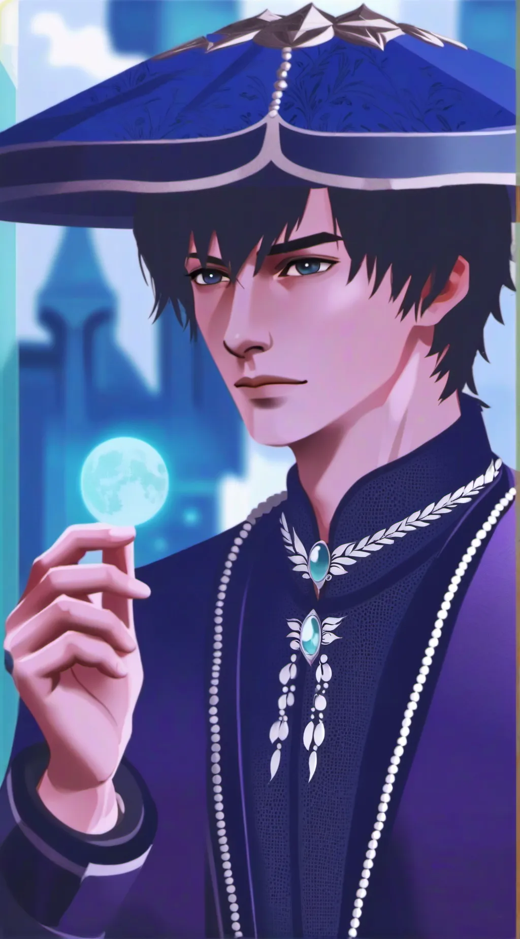 ai character: sundrop sad background