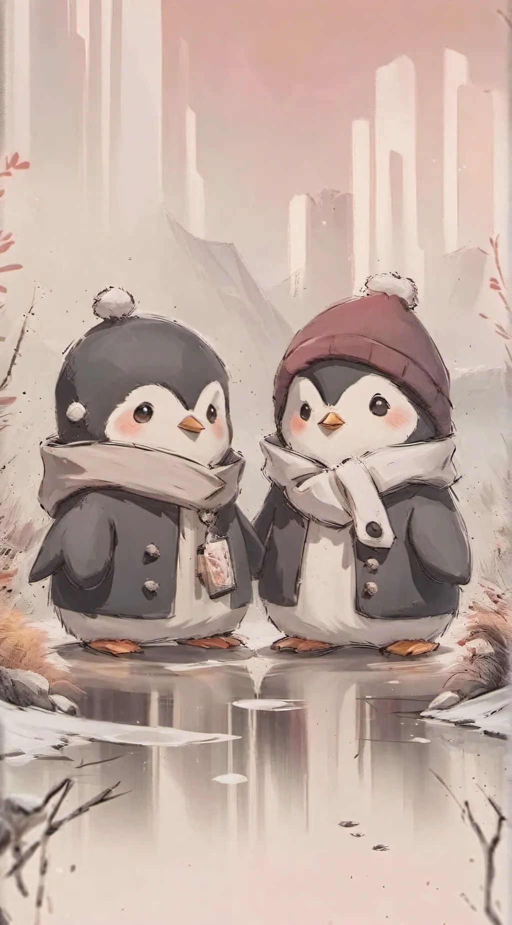 ai character: Cups background