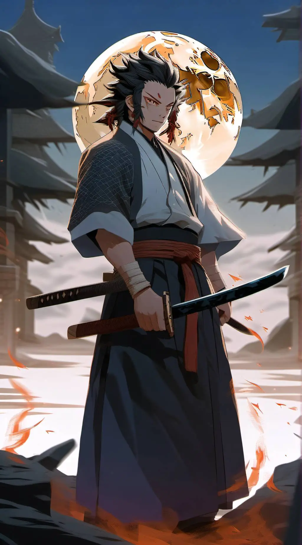 ai character: Hashiras  background