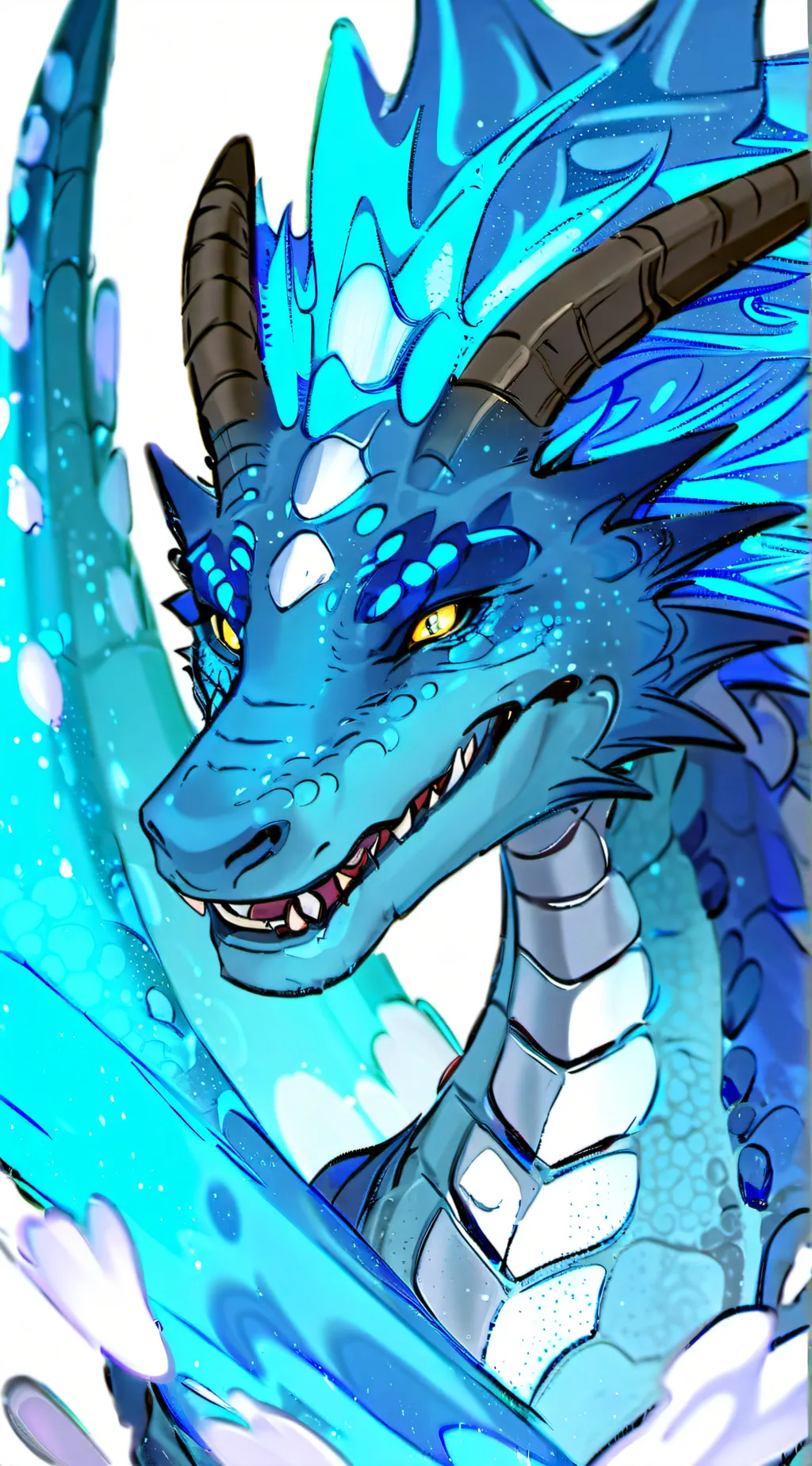 ai character: Queen Coral background