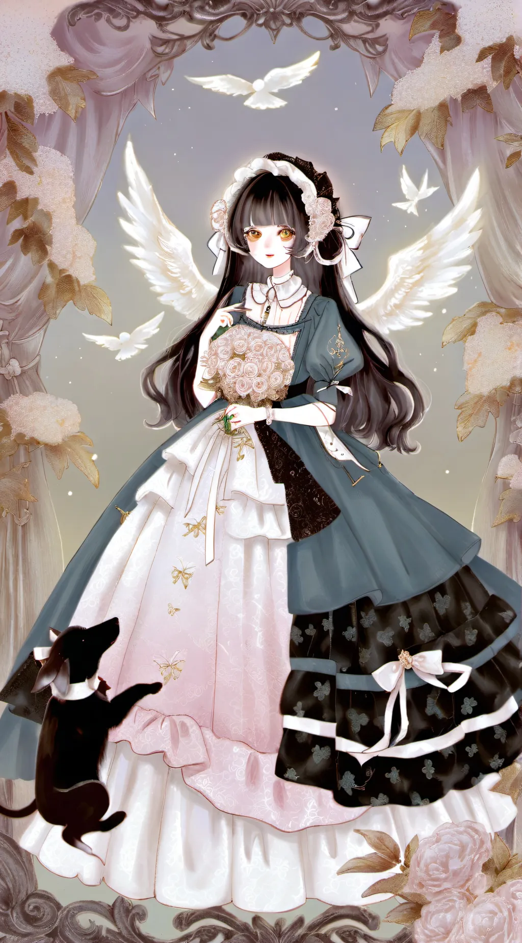 ai character: Infinity castel background