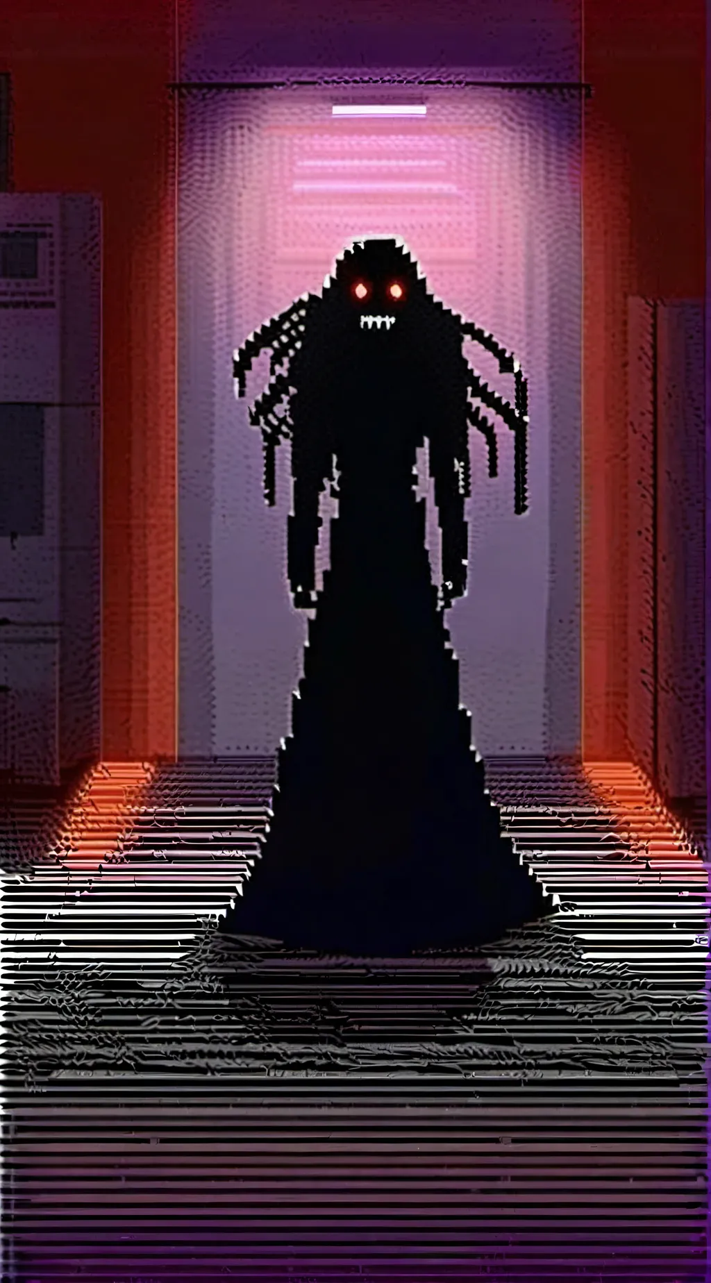 ai character: Scary sushi  background