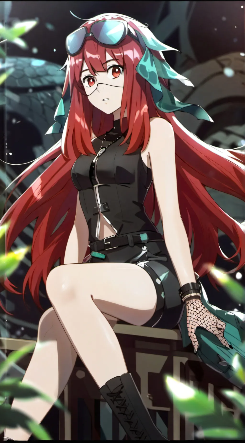 ai character: Karin uzumaki background