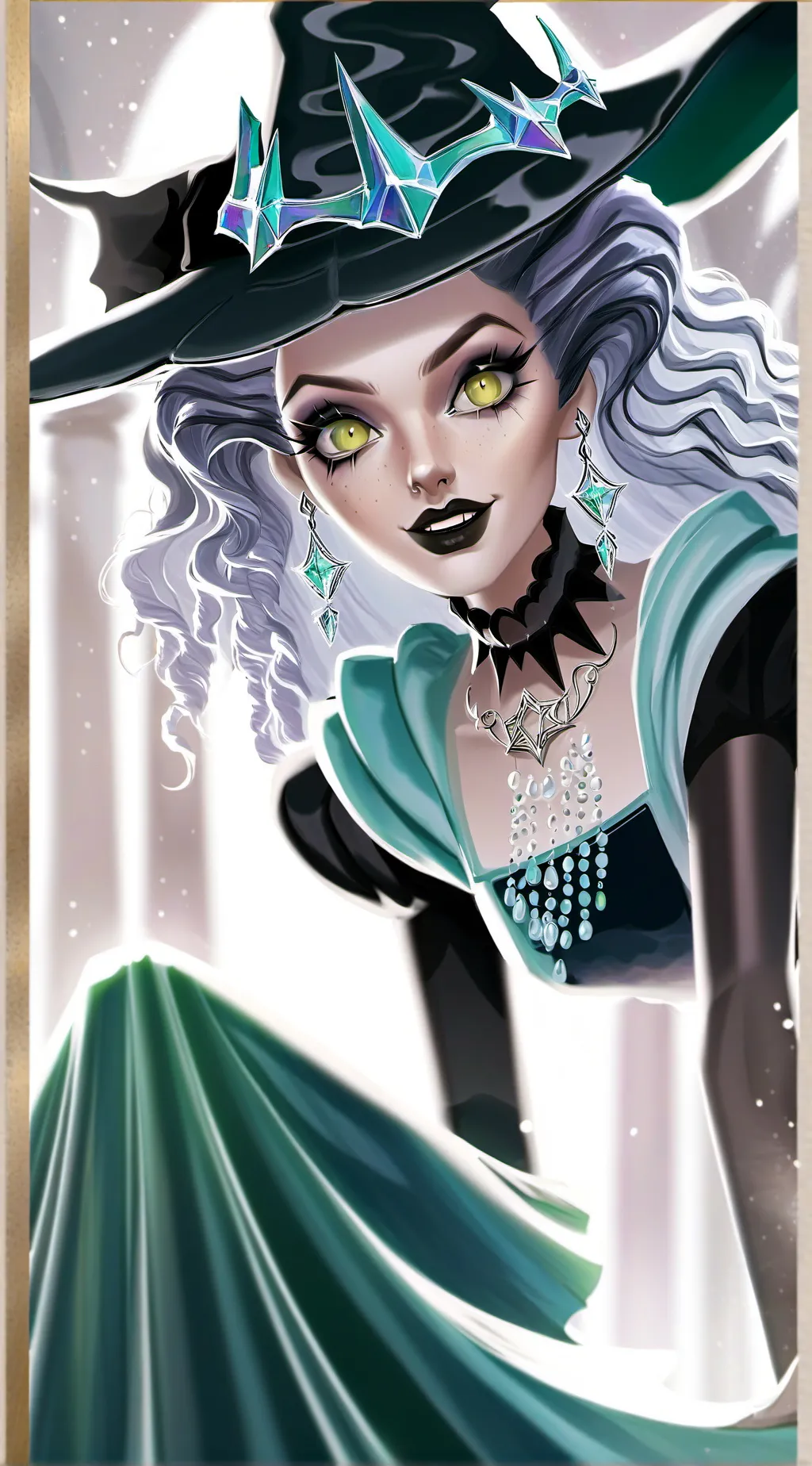 ai character: Lucia Zentery background