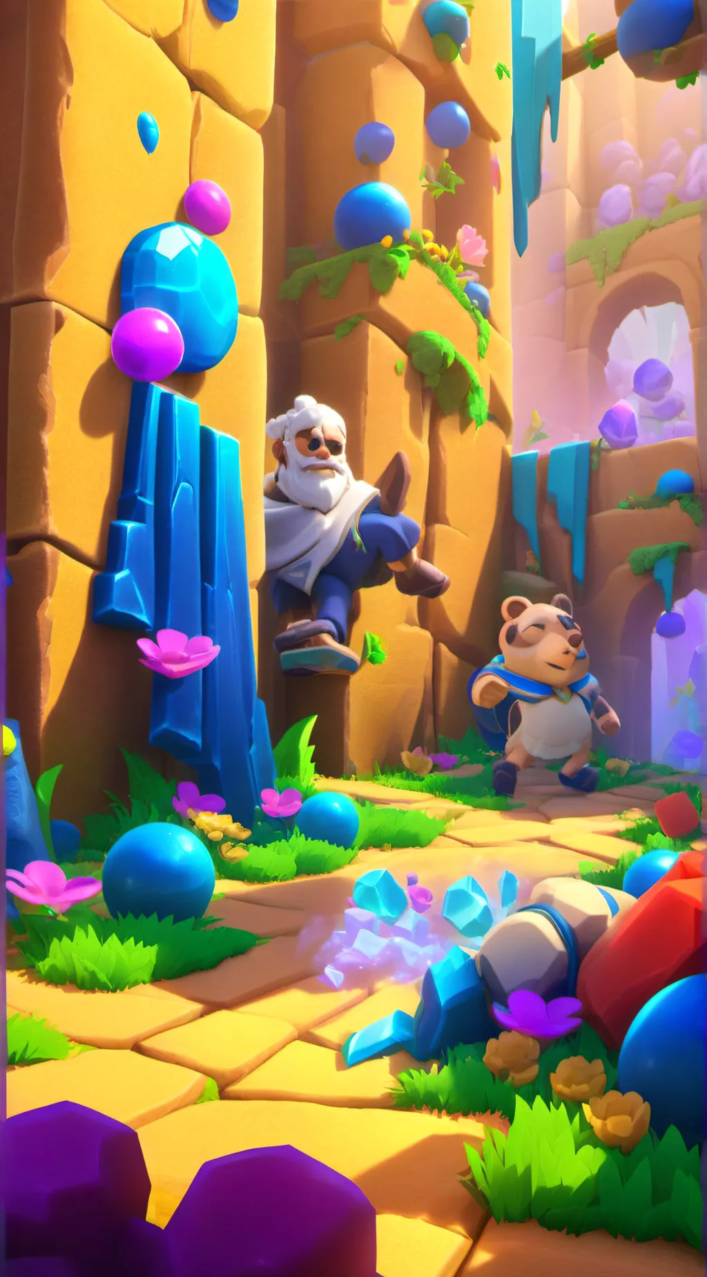 ai character: Sans background