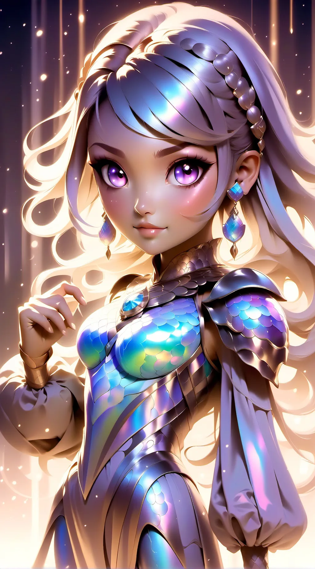 ai character: Finish the lyrics background