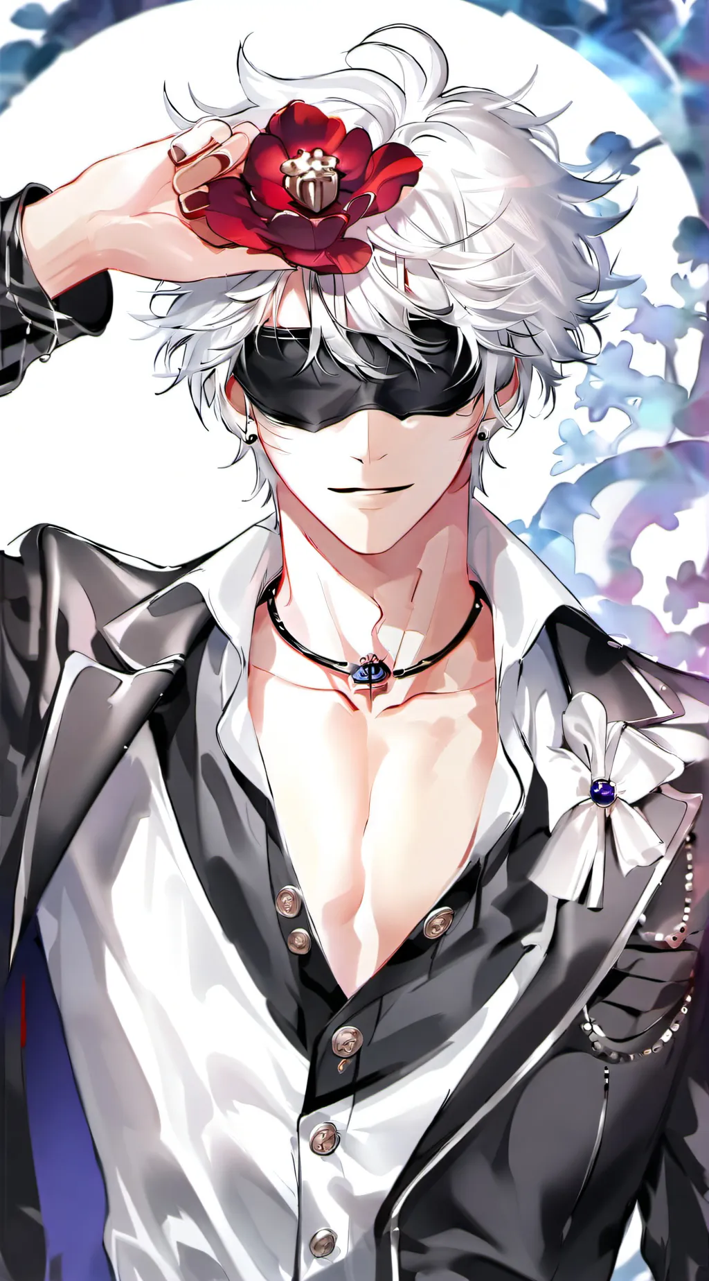 ai character: Gojo satoru  background