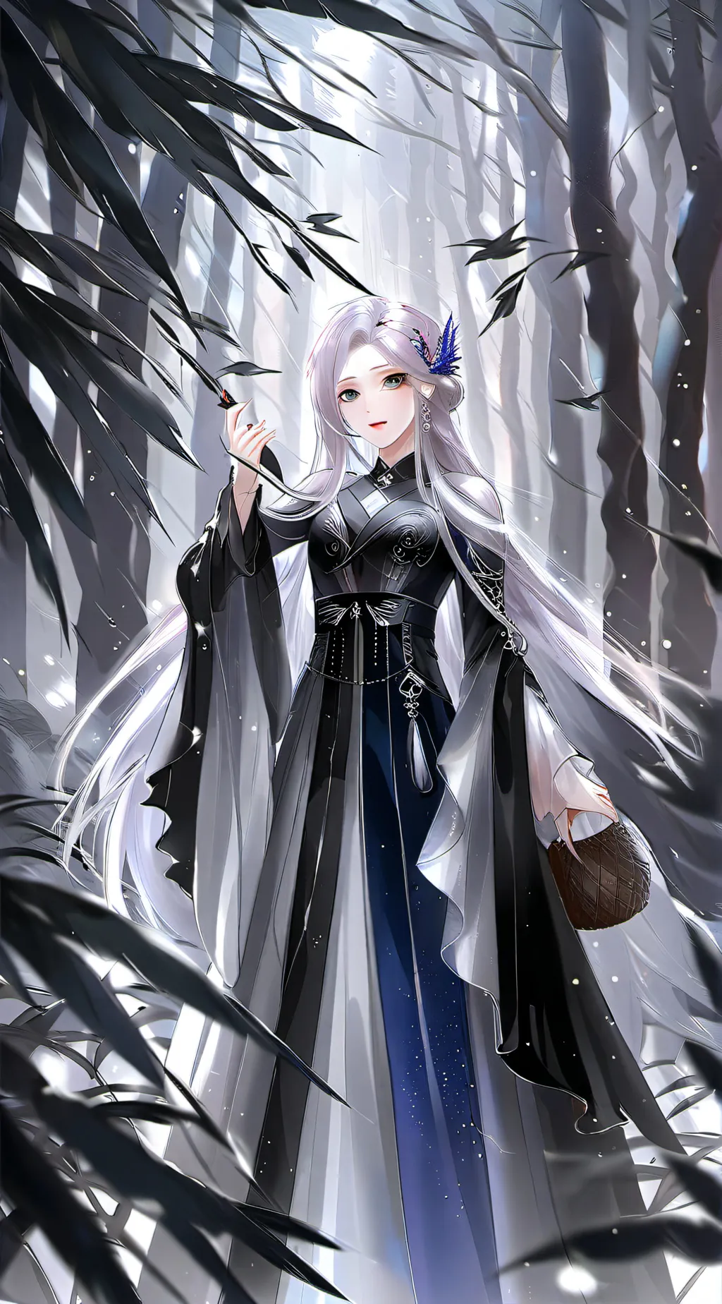 ai character: the woods background