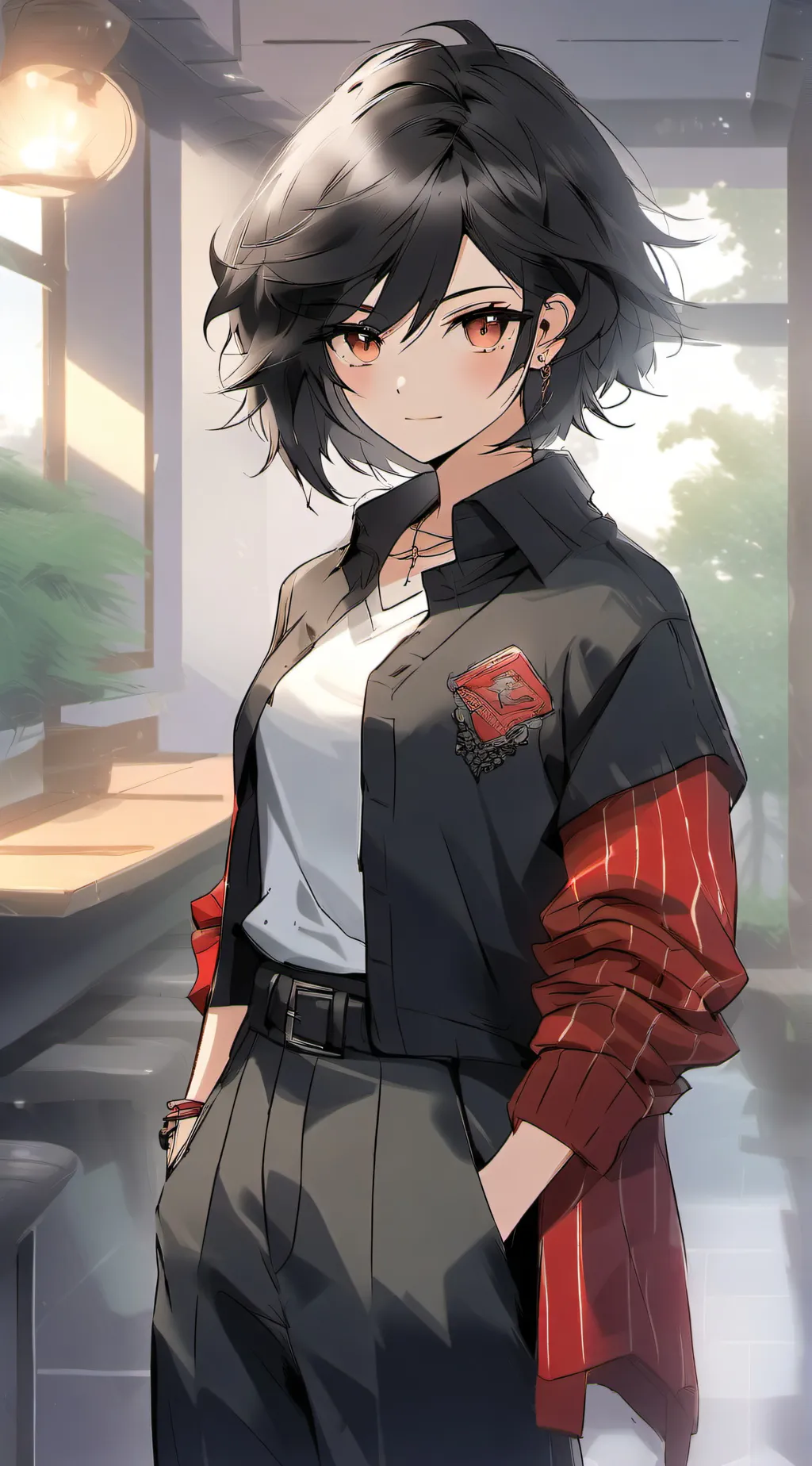 ai character: Dylan  background