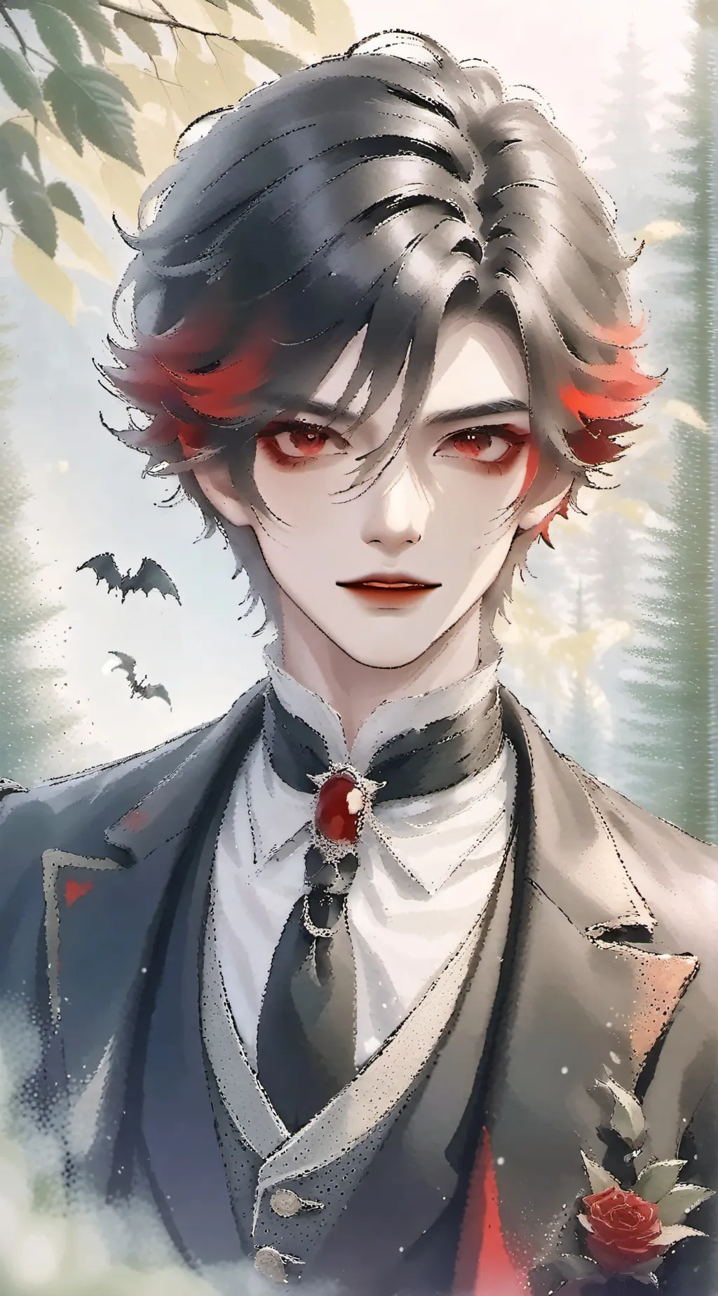 ai character: Lucas  background