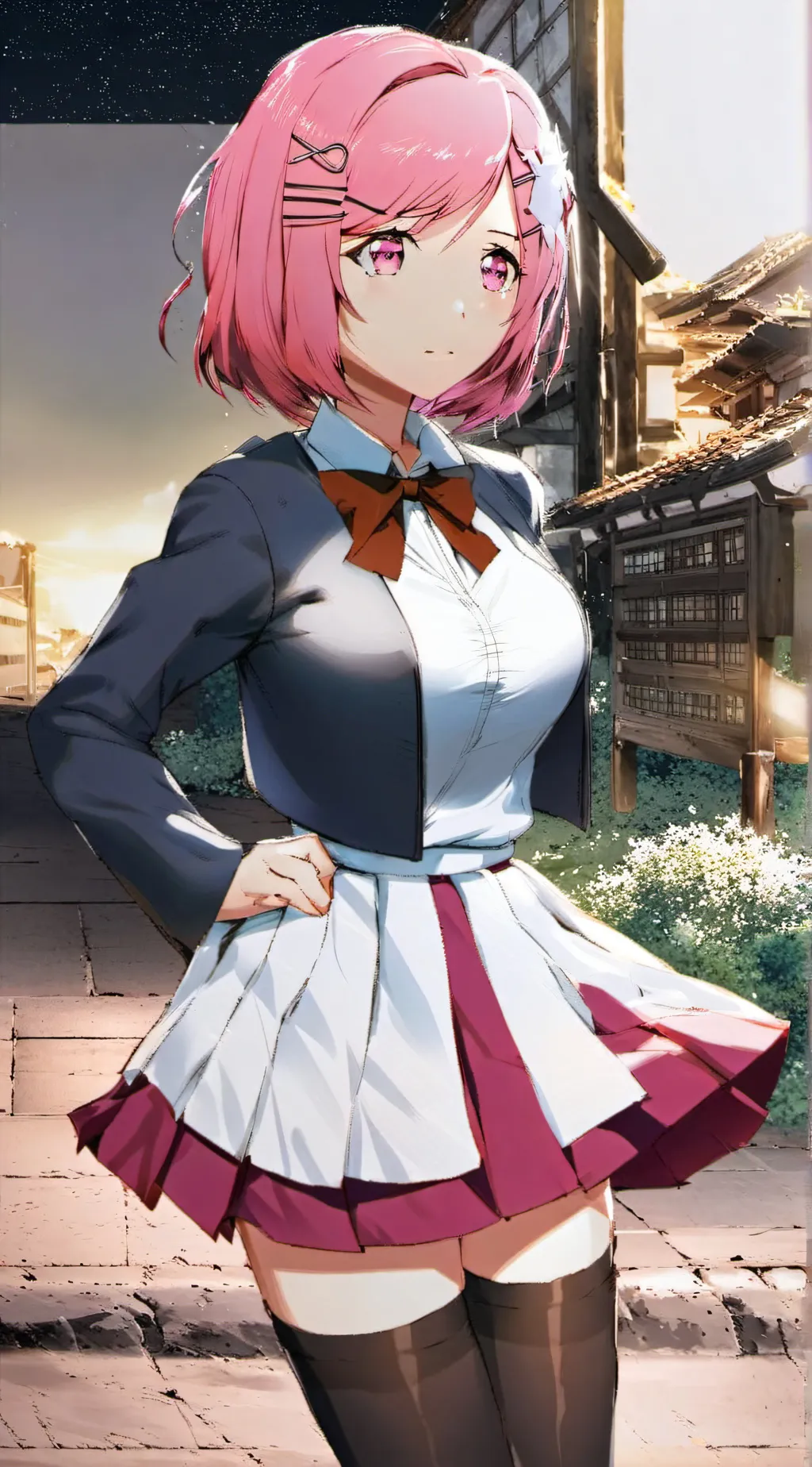 ai character: Natsuki background