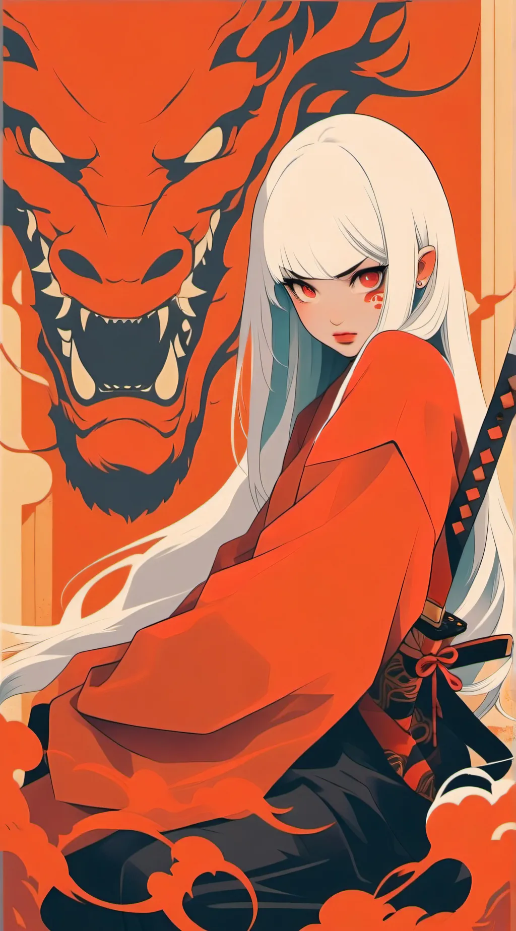 ai character: Kat background