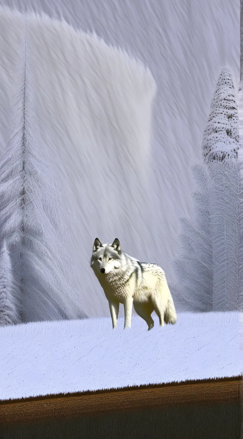 ai character: My WildCraft wolf  background