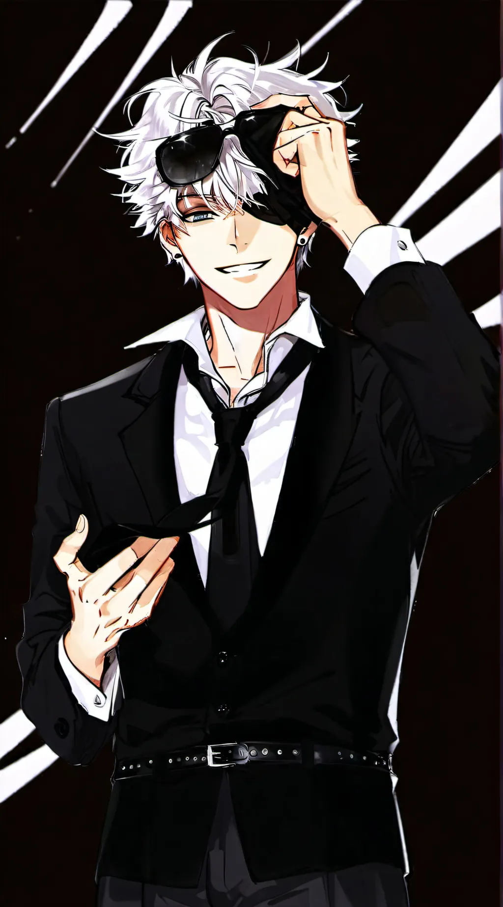 ai character: Gojo Saturo  background