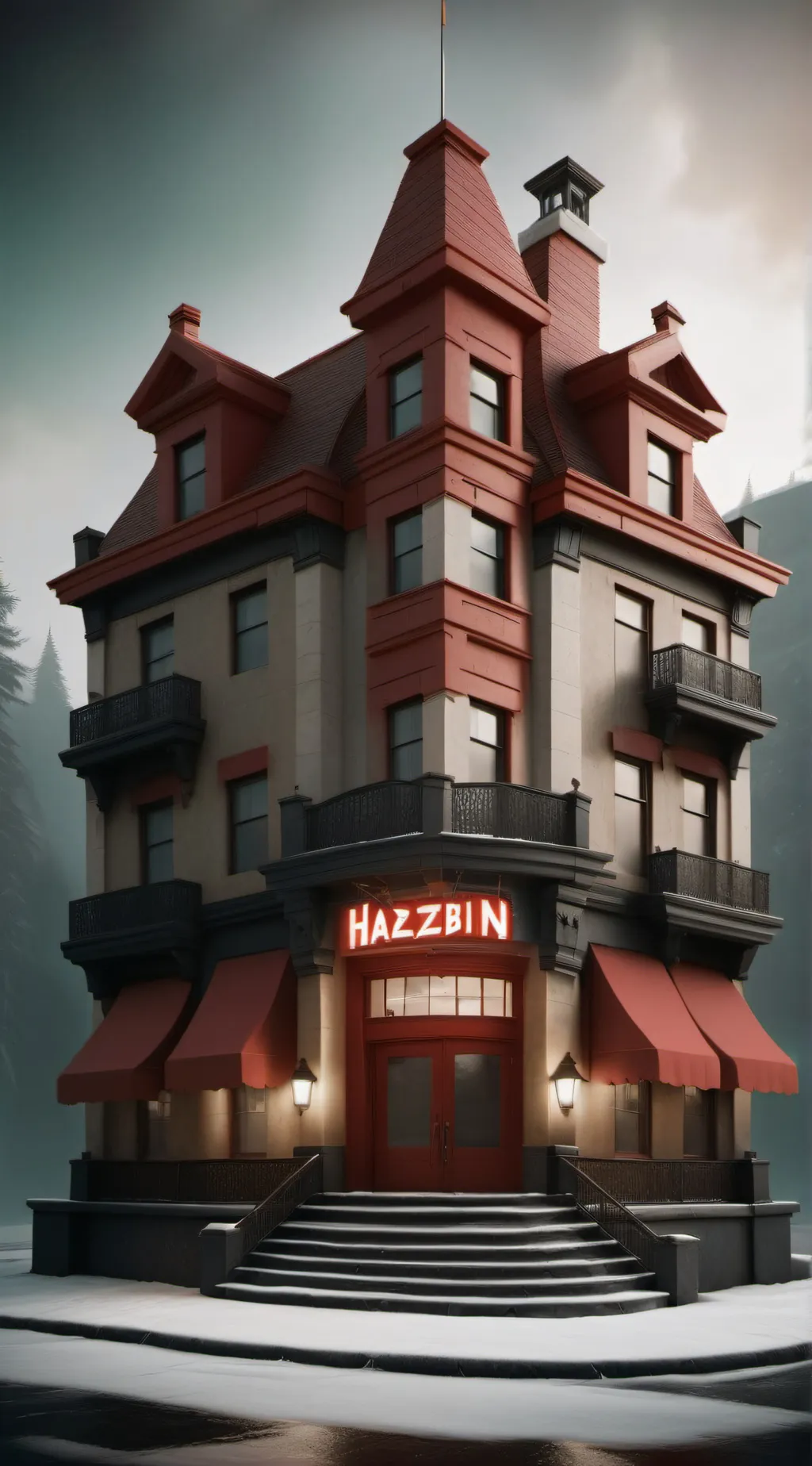 ai character: hazbin ships background