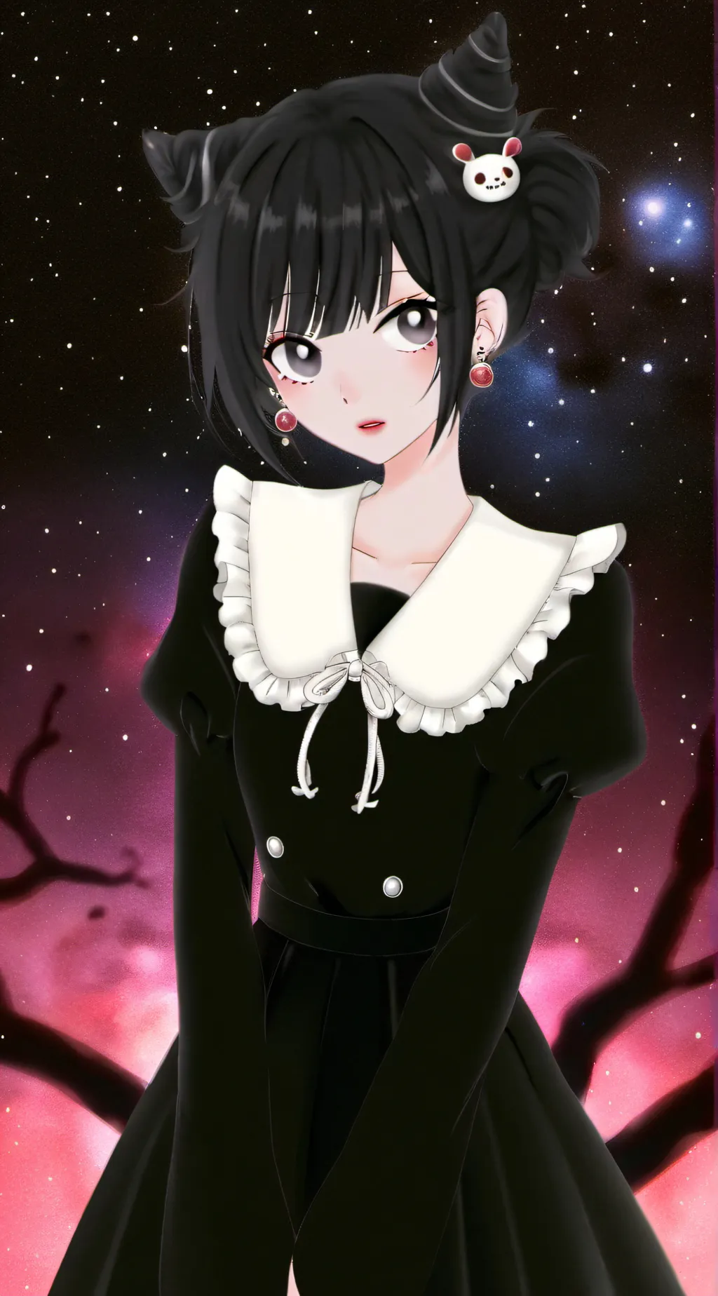 ai character: chica kuromi background