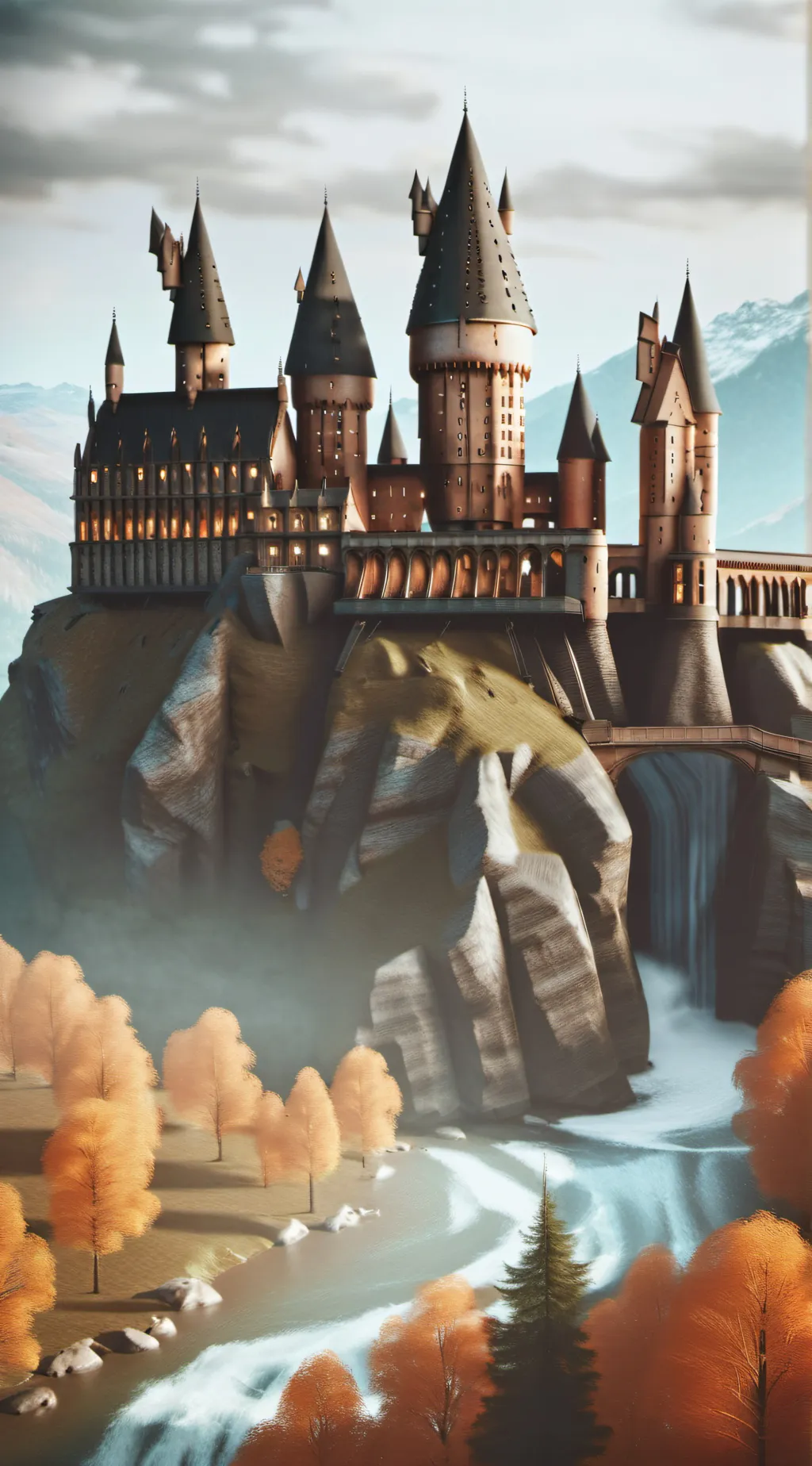 ai character: Hogwarts  background