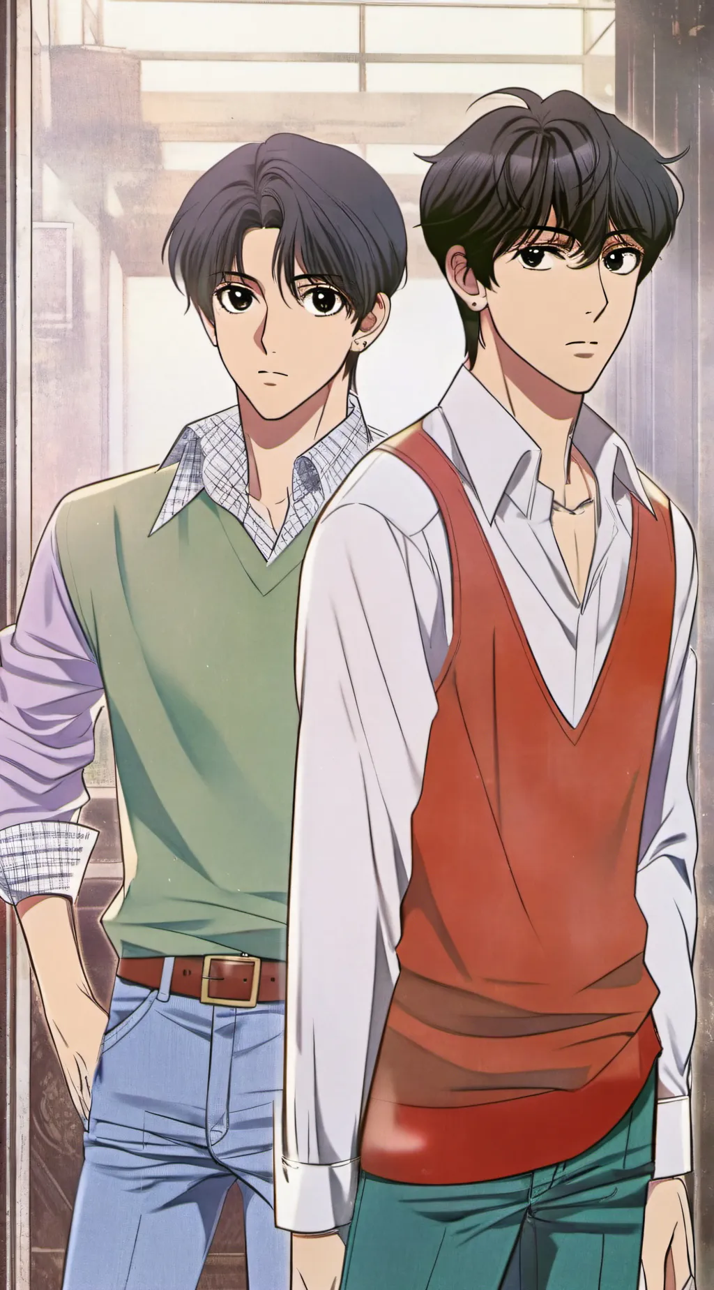 ai character: Gay parents background