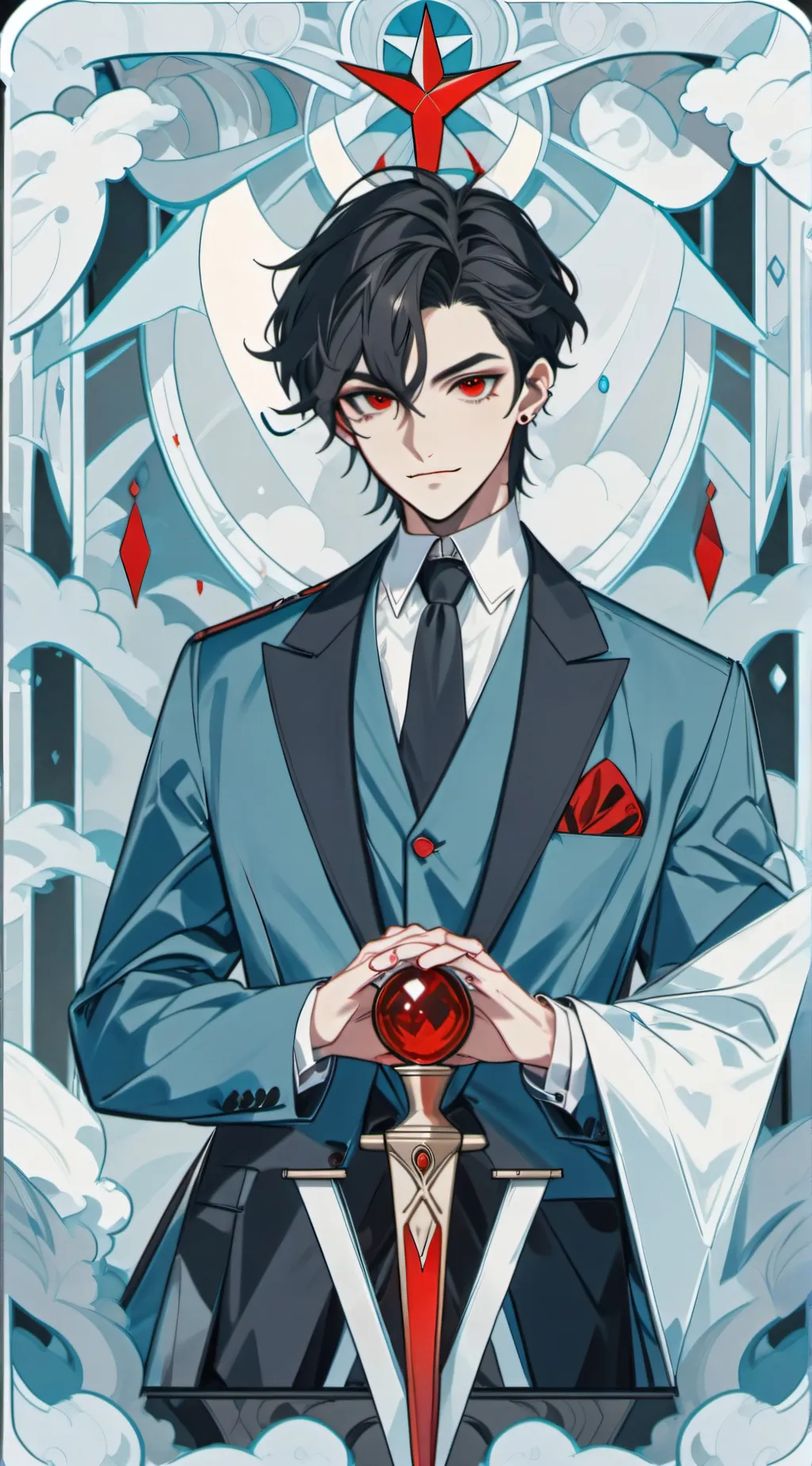 ai character: Lucas  background