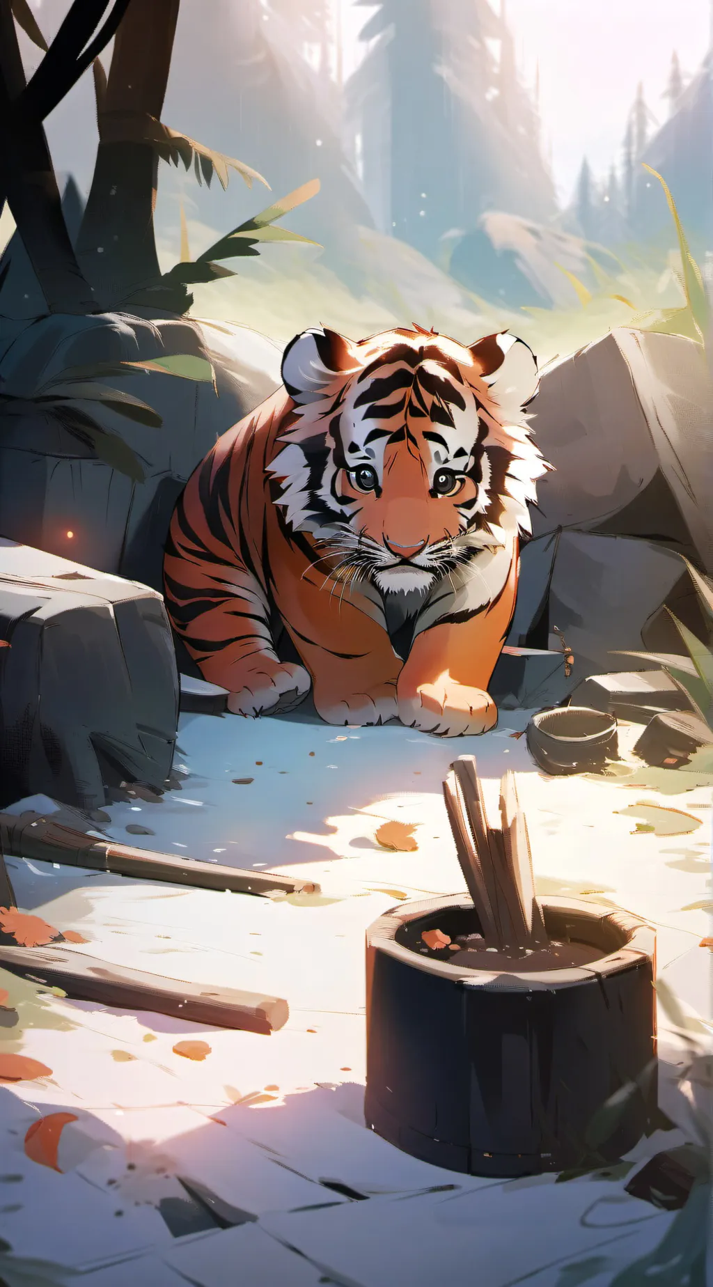 ai character: 🐅~Theo~🐅 background